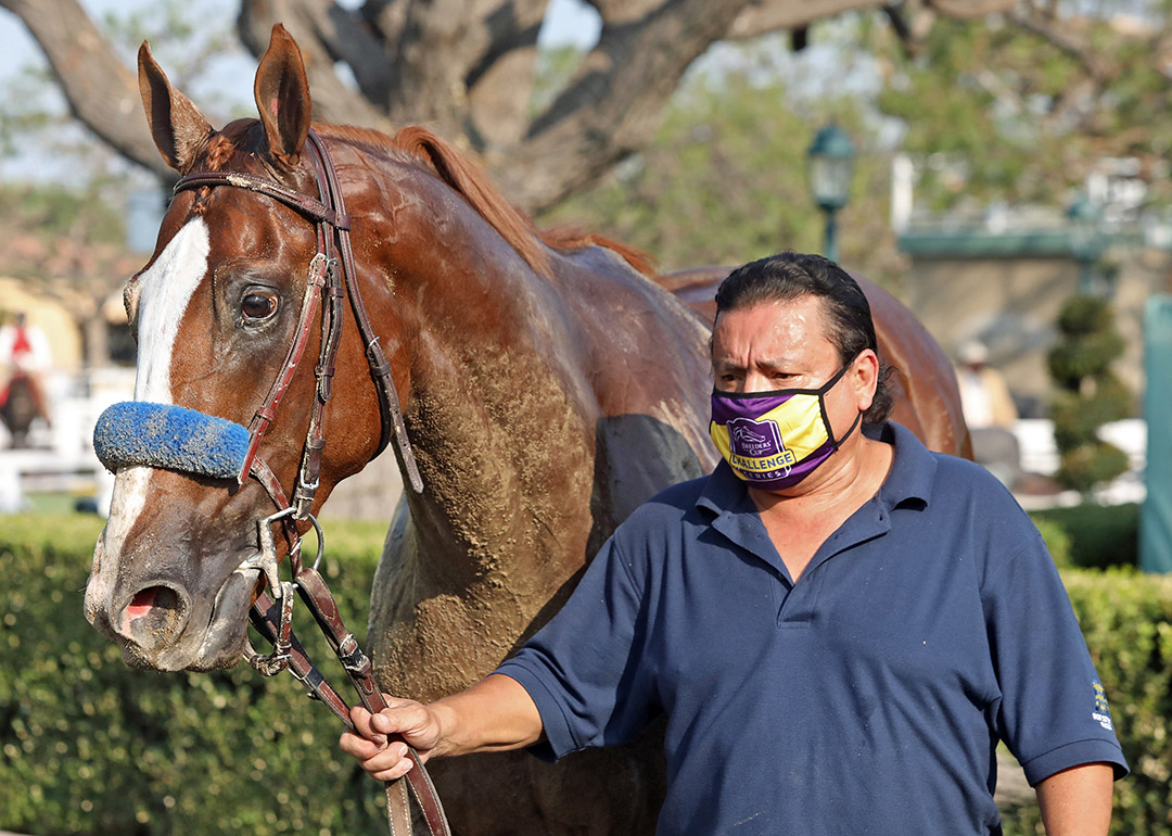 Spielberg at Santa Anita Park on Sept. 26