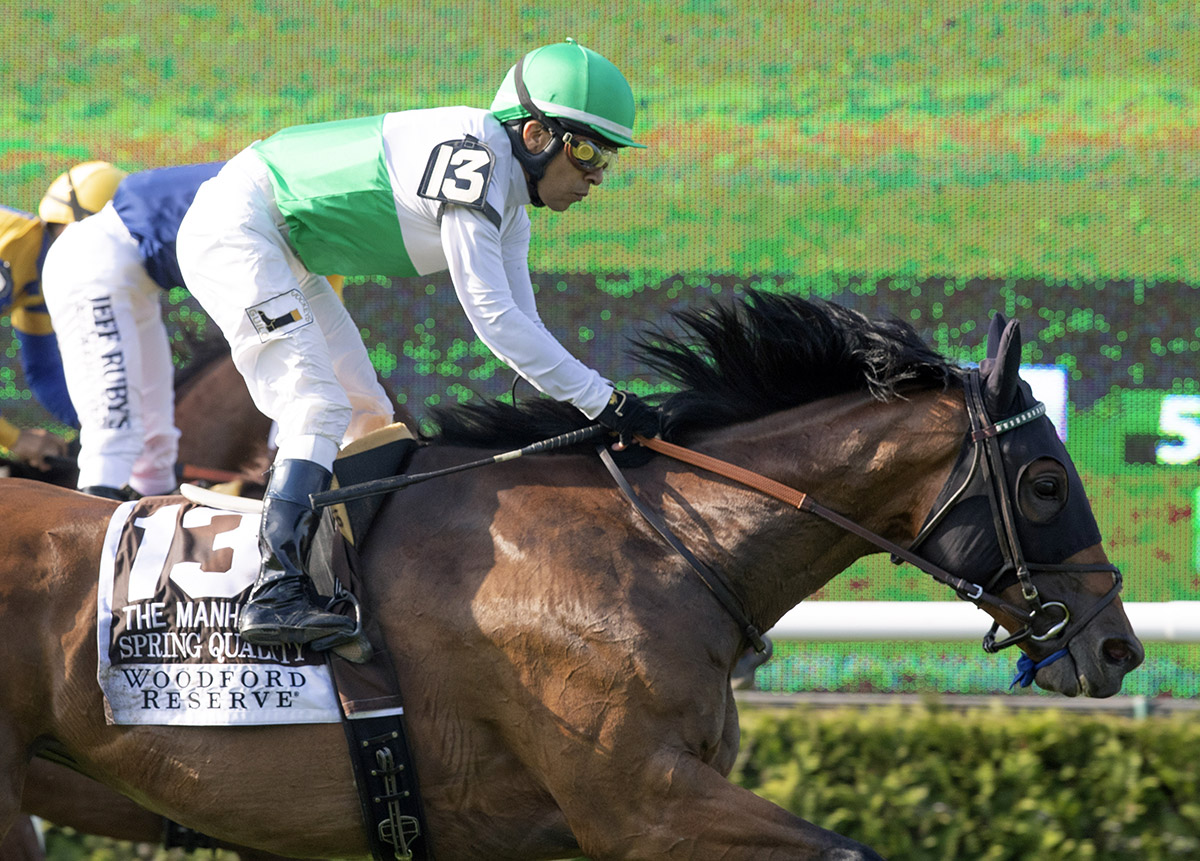 Spring Quality wins the 2018 Manhattan Handicap