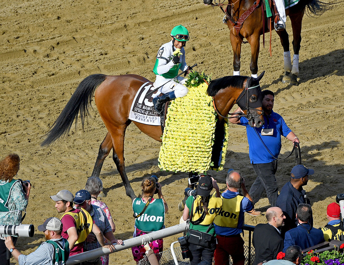 Spring Quality after winning the Manhattan Handicap