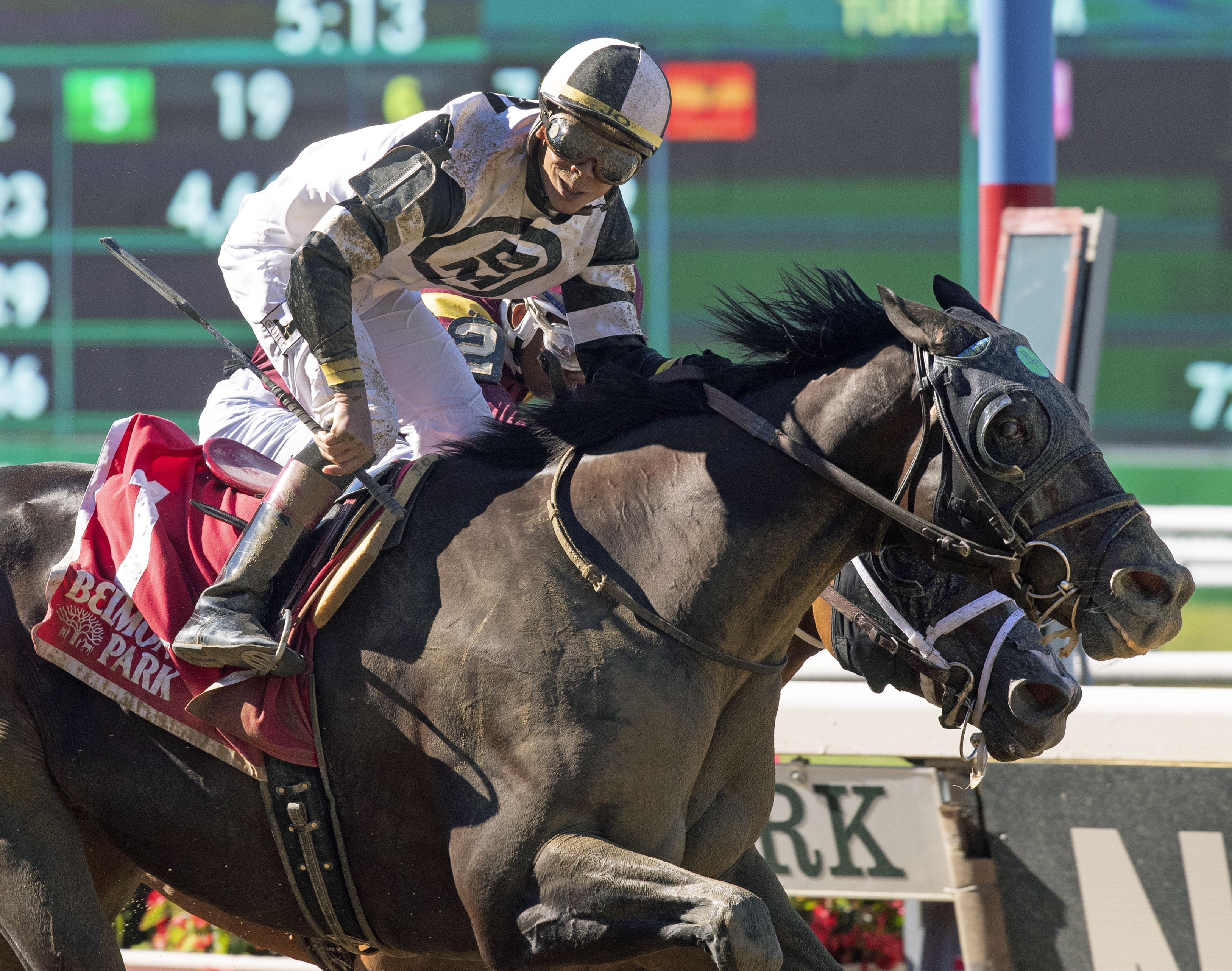 Limousine Liberal wins the 2018 Belmont Sprint Championship