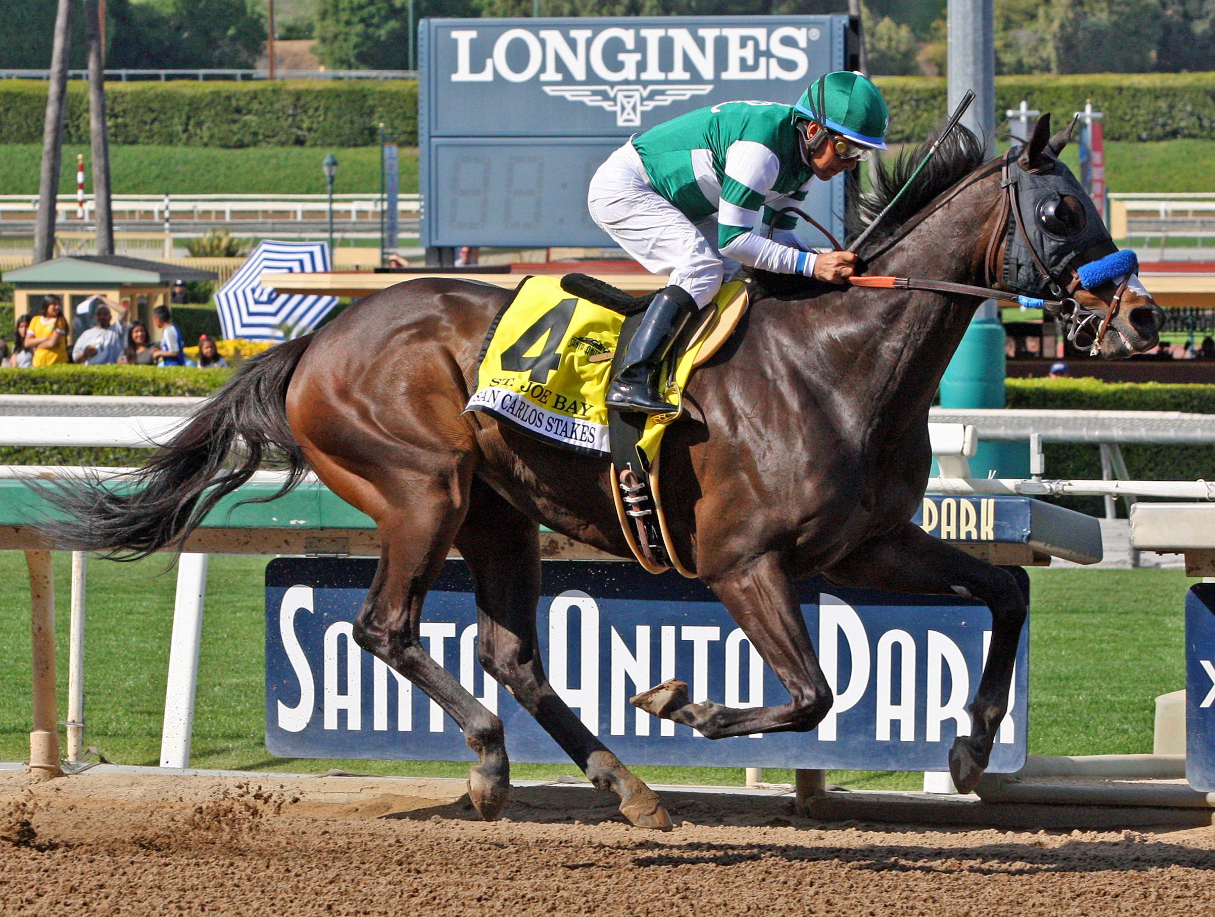 St. Joe Bay wins the 2019 San Carlos Stakes