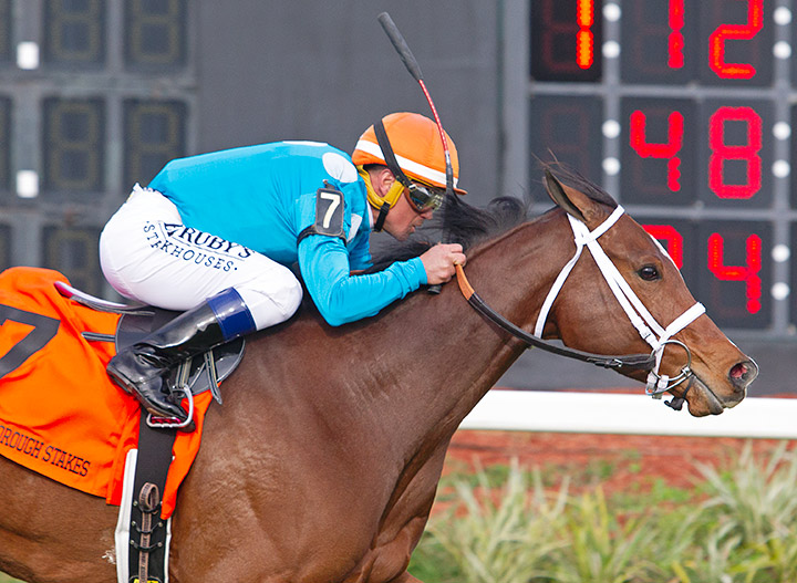 Starship Jubilee wins the 2020 Hillsborough Stakes at Tampa Bay Downs