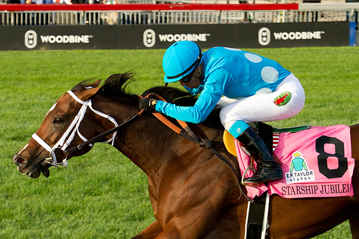 Starship Jubilee wins the 2019 E.P. Taylor Stakes at Woodbine Racetrack