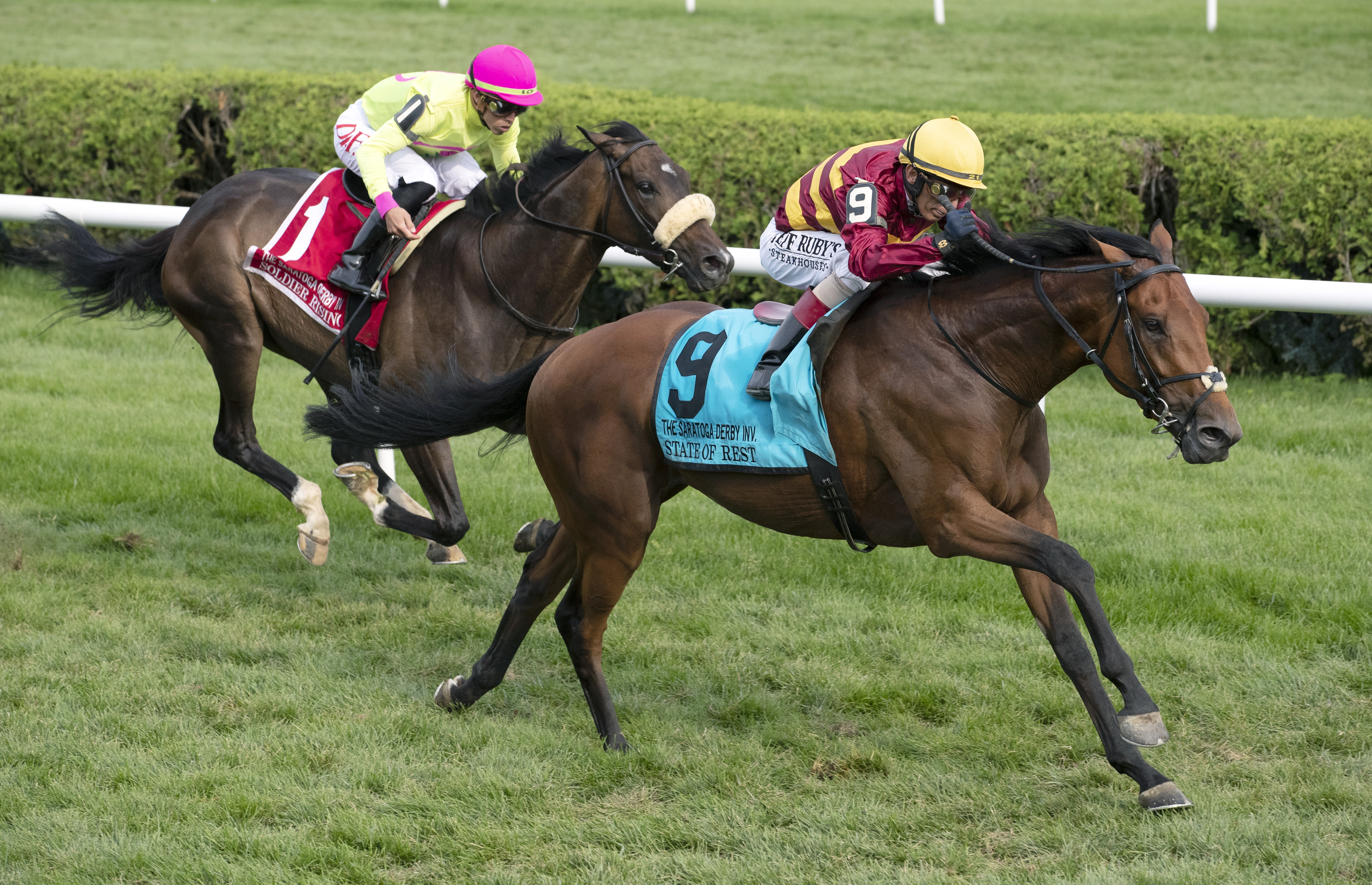 State of Rest wins Saratoga Derby 8-7-2021