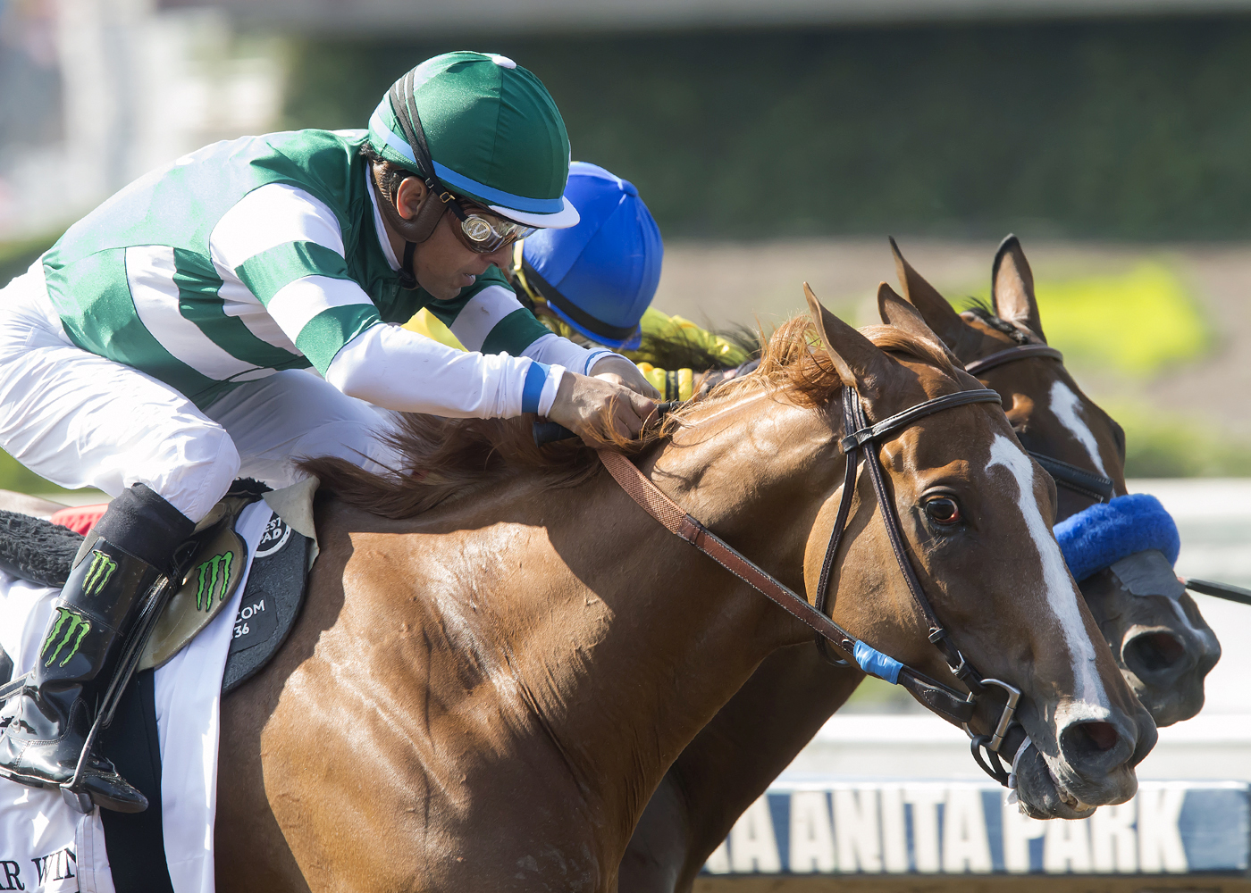 Stellar Wind beats Vale Dori to win the 2017 Beholder Mile