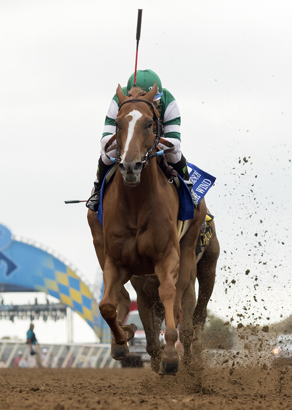 Stellar Wind wins the Clement Hirsch Stakes at Del Mar 7.30.17_BA