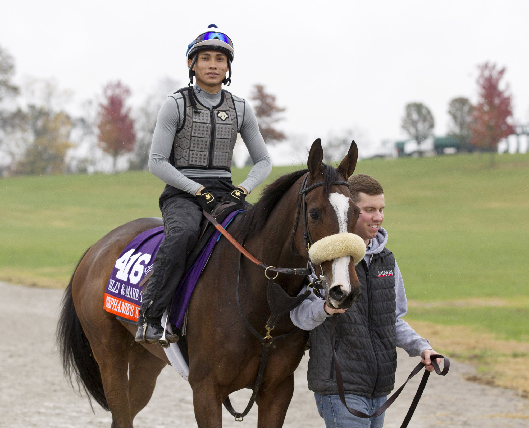 Stephanie's Kitten at Keeneland on Oct. 27