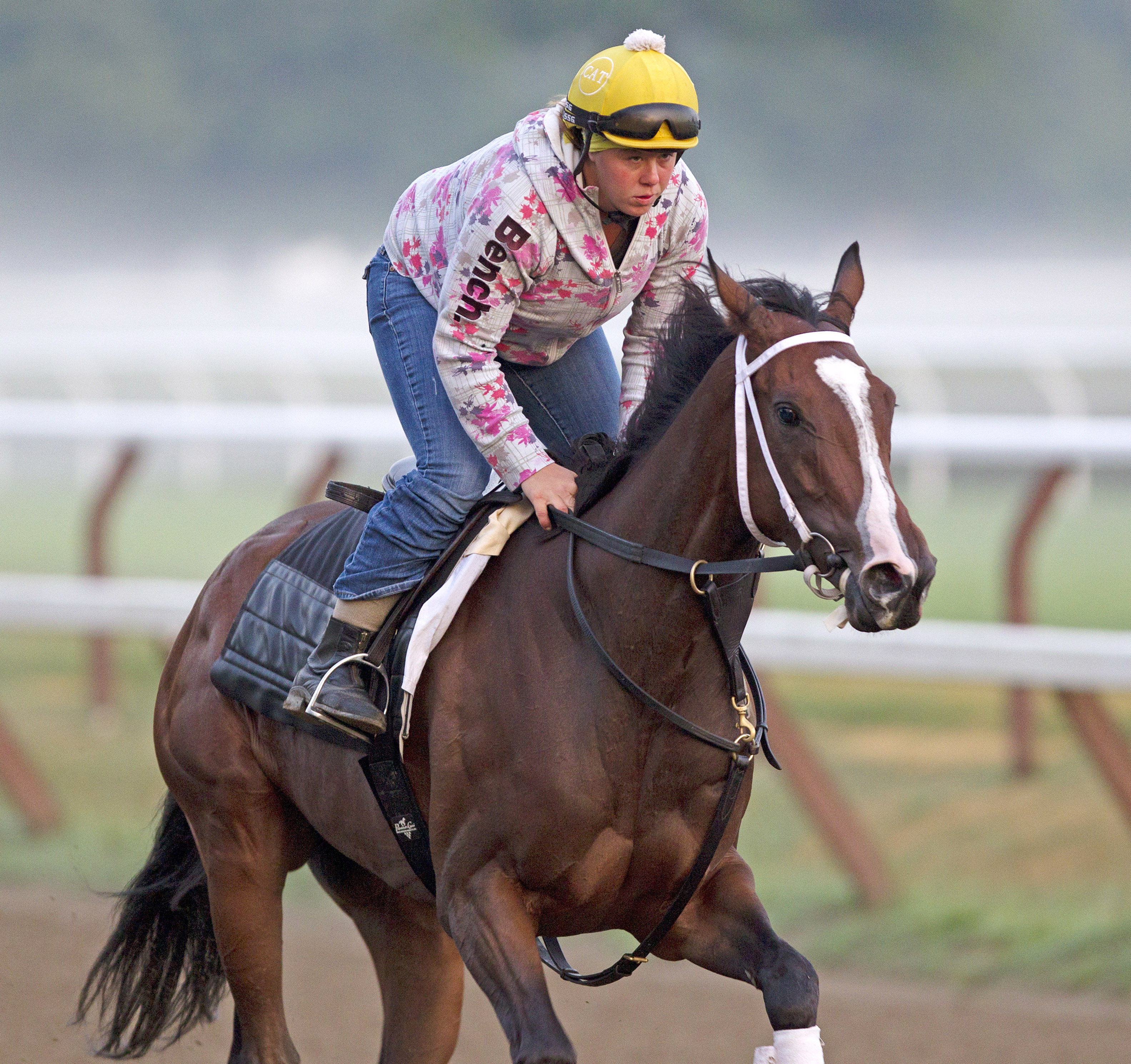 Kelsey Danner aboard Stephanie's Kitten in 2012