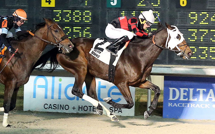 Stephen's Answer wins the 2019 Delta Mile Stakes at Delta Downs