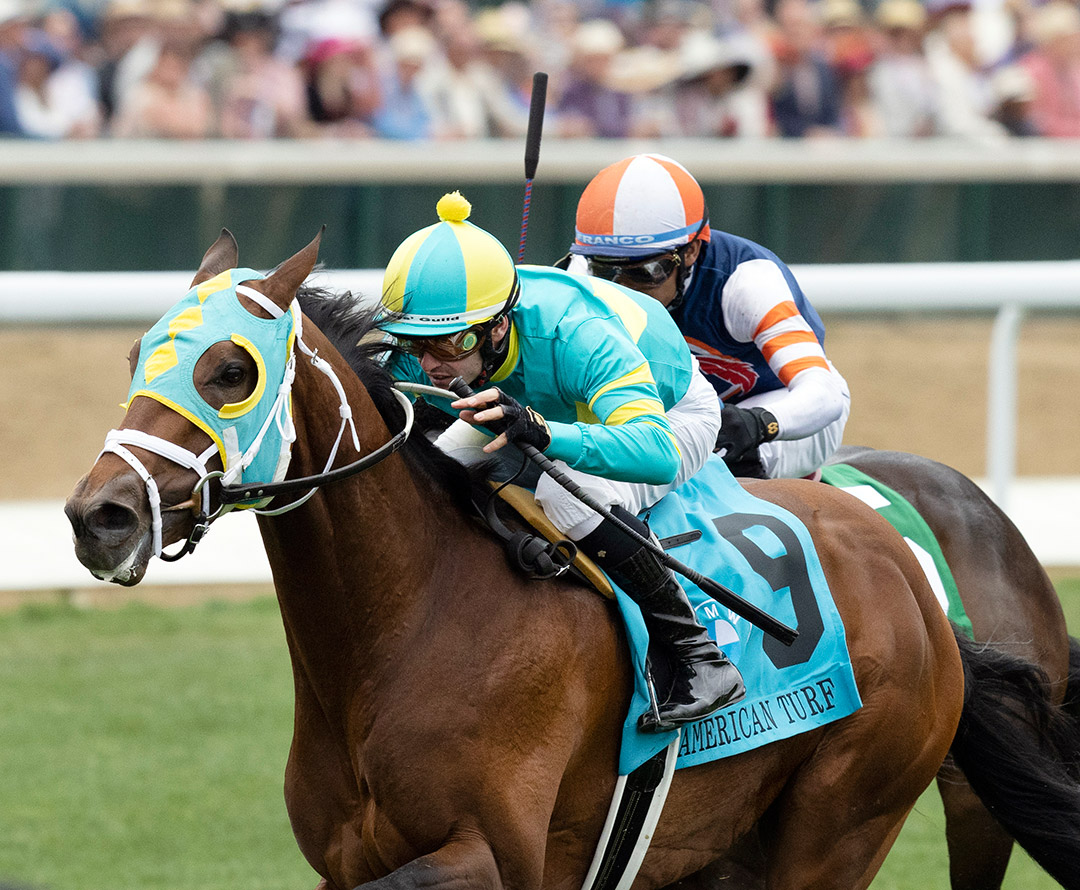RECAP - Stolen Base wins the 2022 American Turf Stakes at Churchill Downs