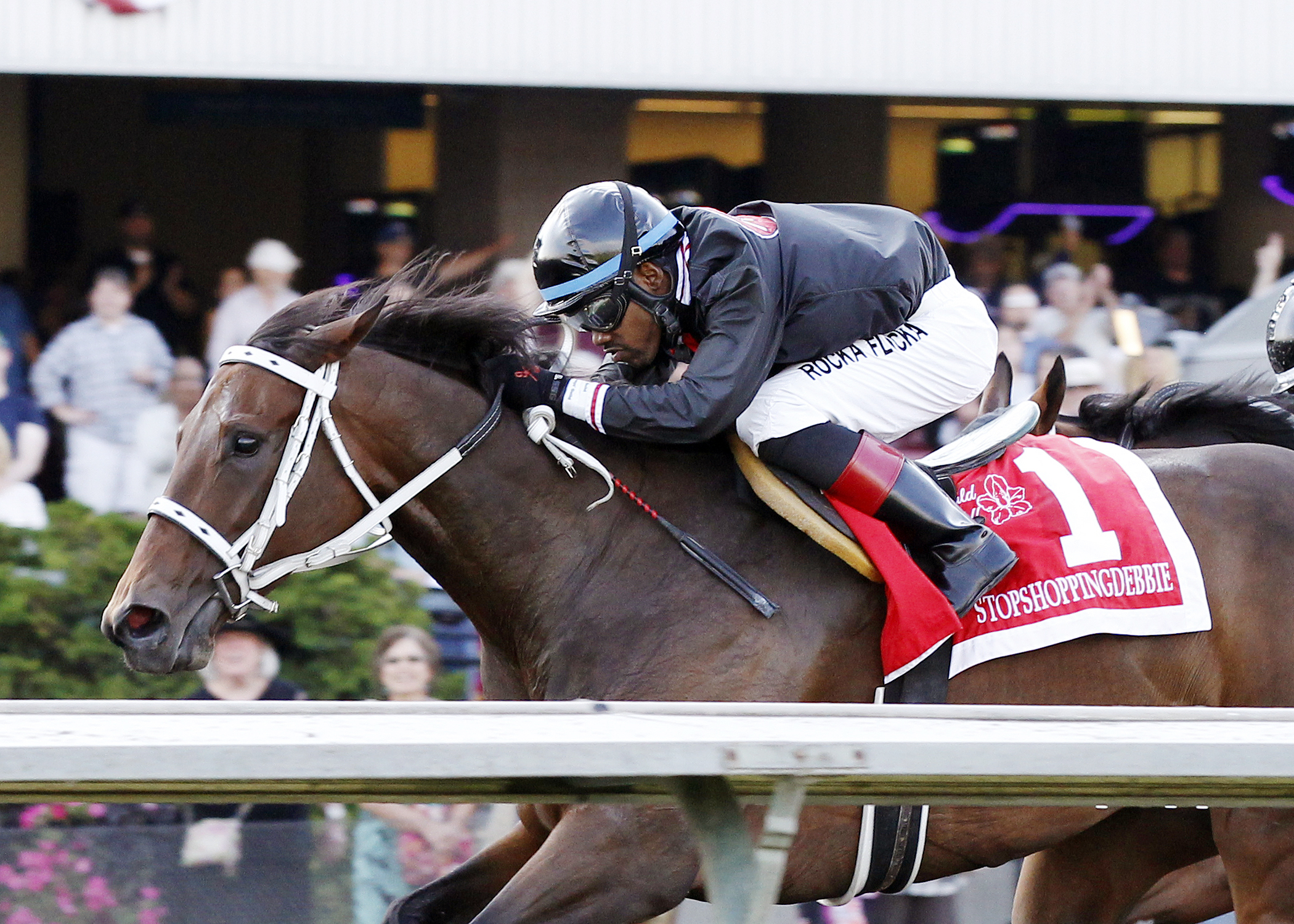 Stopshoppingdebbie wins the Emerald Distaff