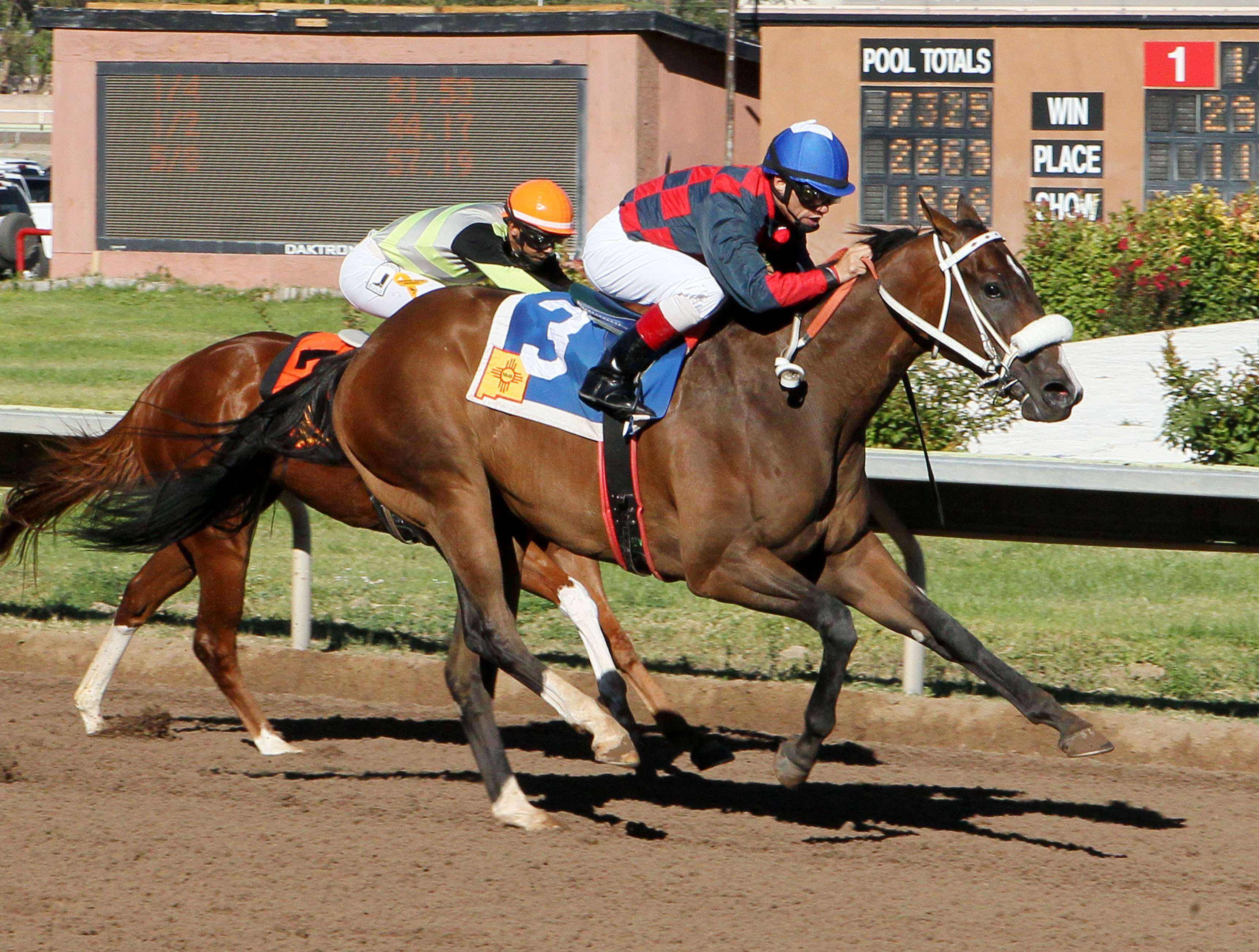 Stormin the Jewels wins the 2015 Camino Real Futurity