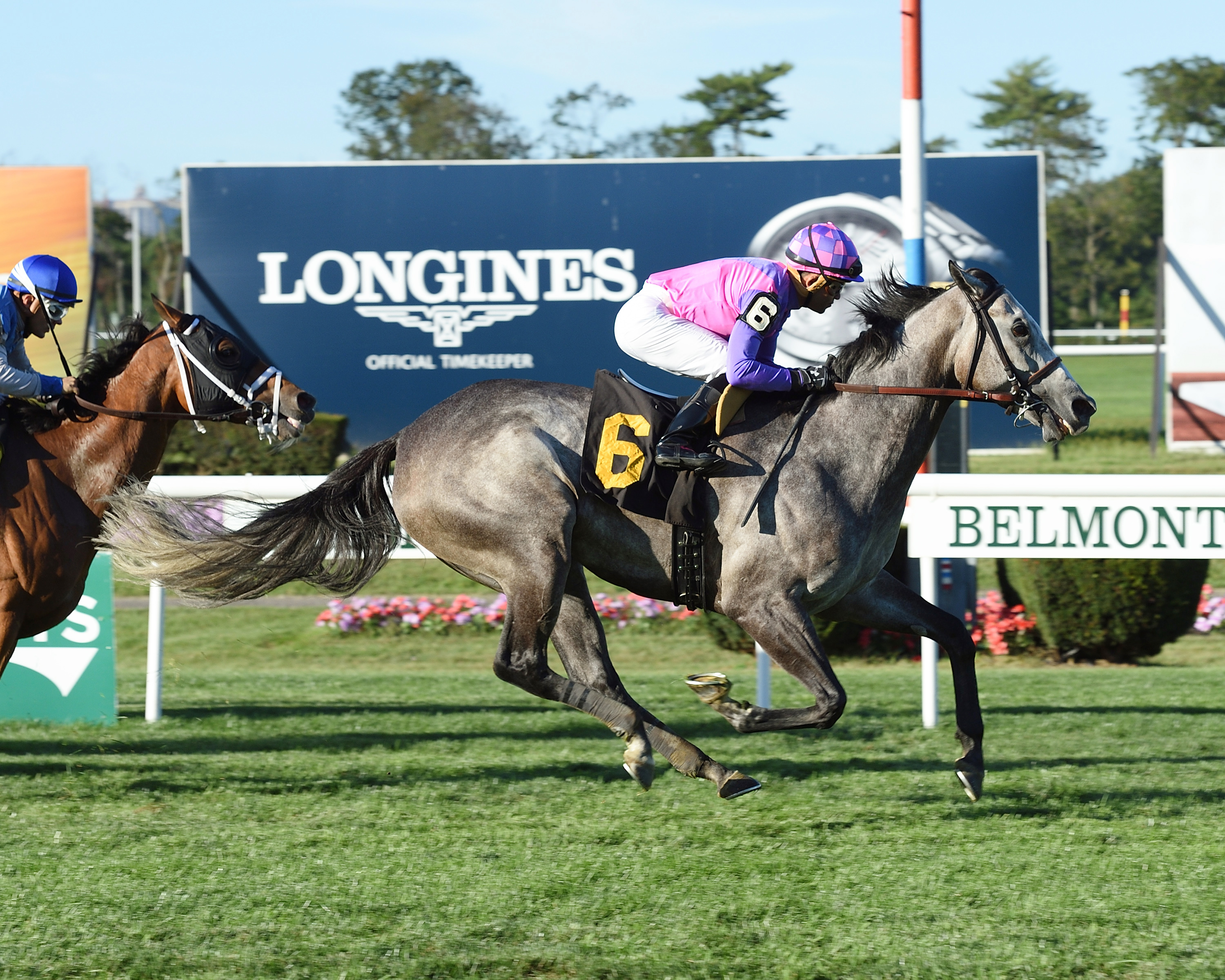 Stormy Victoria wins a Sept. 22 allowance at Belmont Park