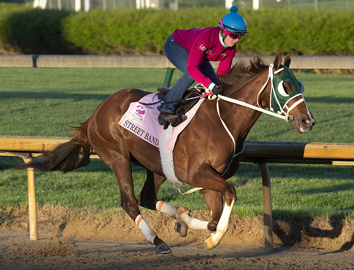 Street Band trains at Churchill Downs
