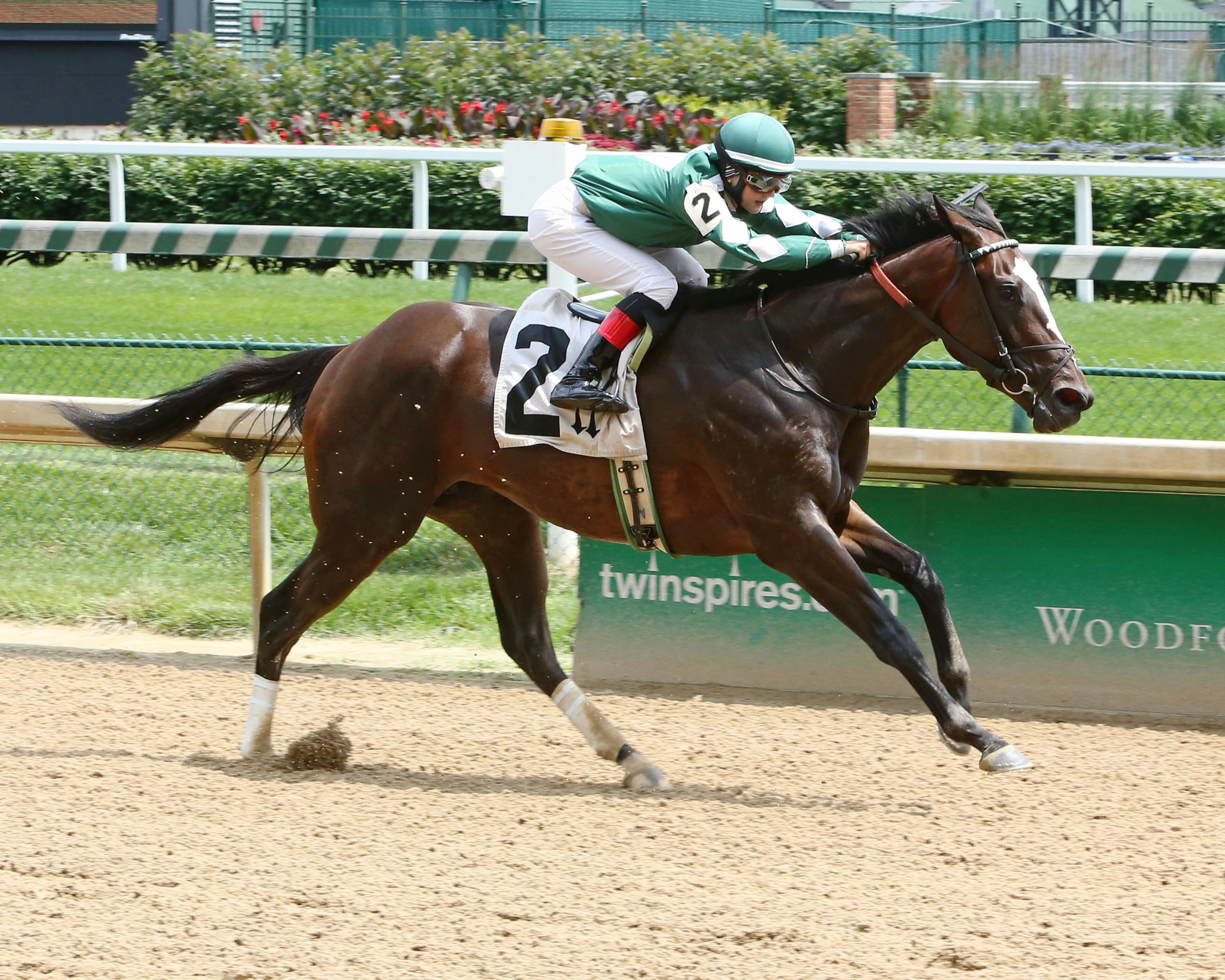 Katie Clawson gets her first win aboard Street Thunder