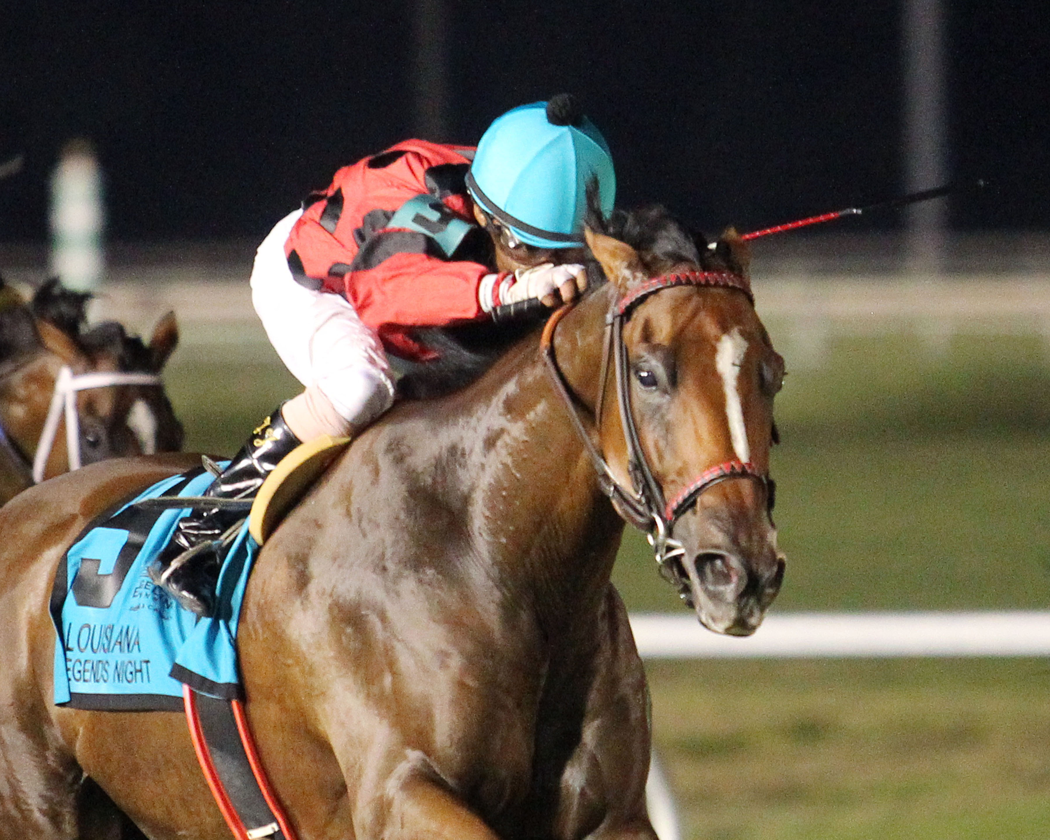 String King wins the 2016 Louisiana Legends Turf Stakes