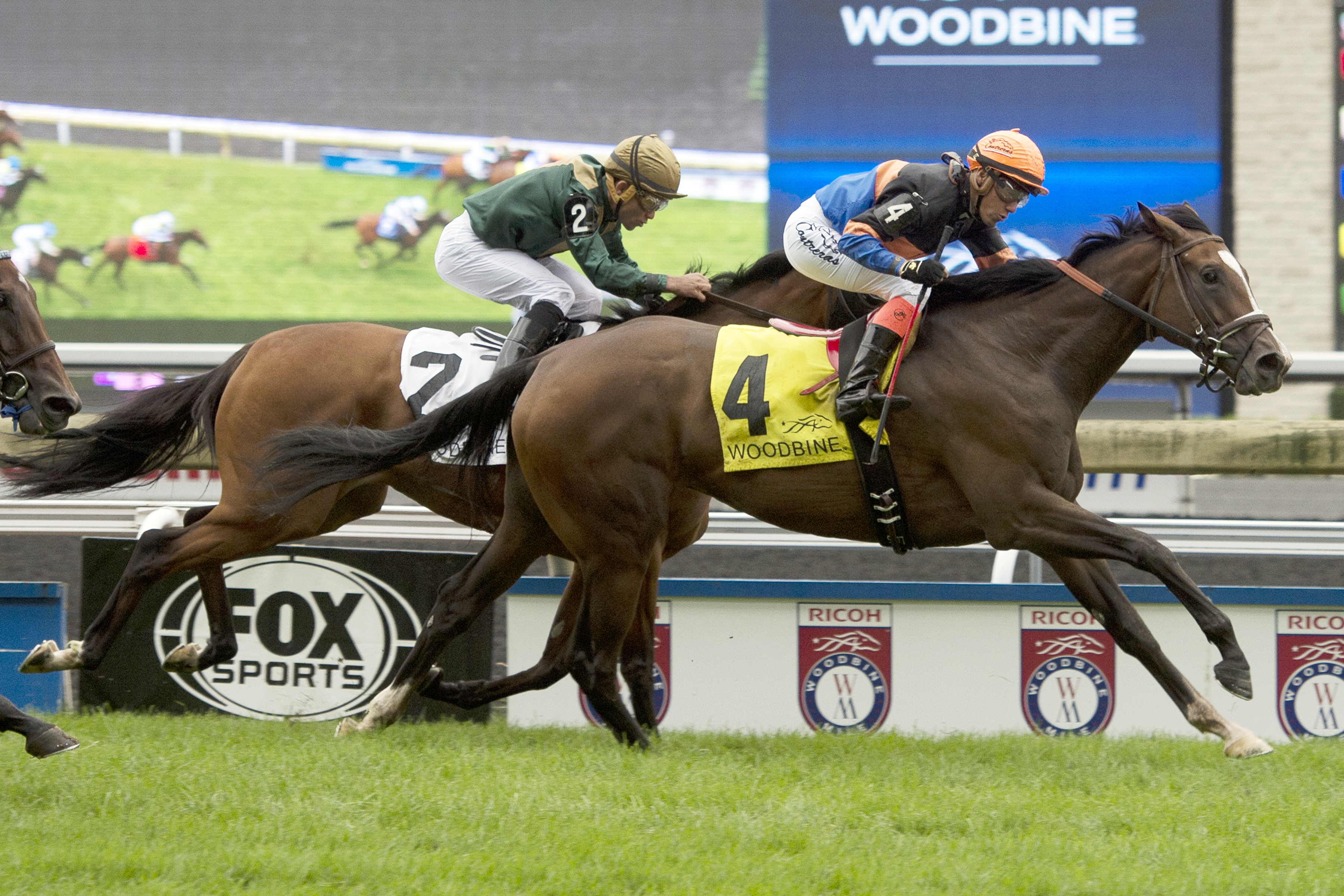 Strut the Course wins the 2015 Canadian Stakes