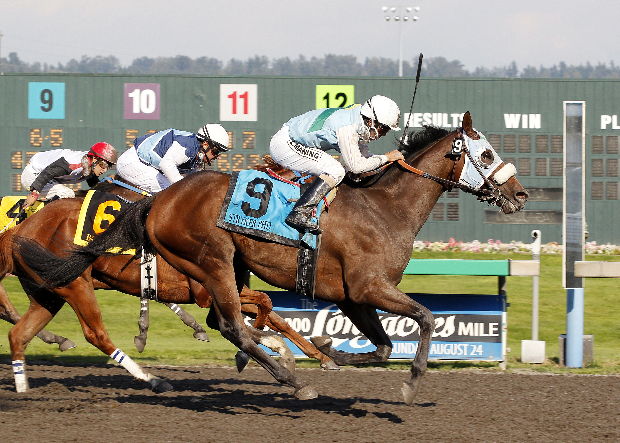 Stryker Phd wins the Longacres Mile