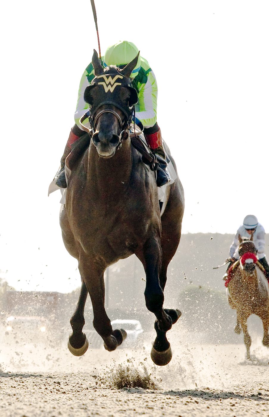 Sunset Glow wins the Sorrento Stakes