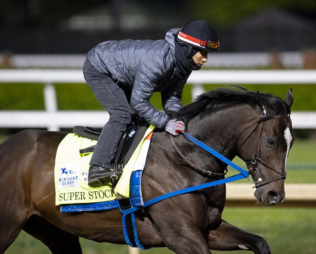 Super Stock trains at Churchill Downs on April 22
