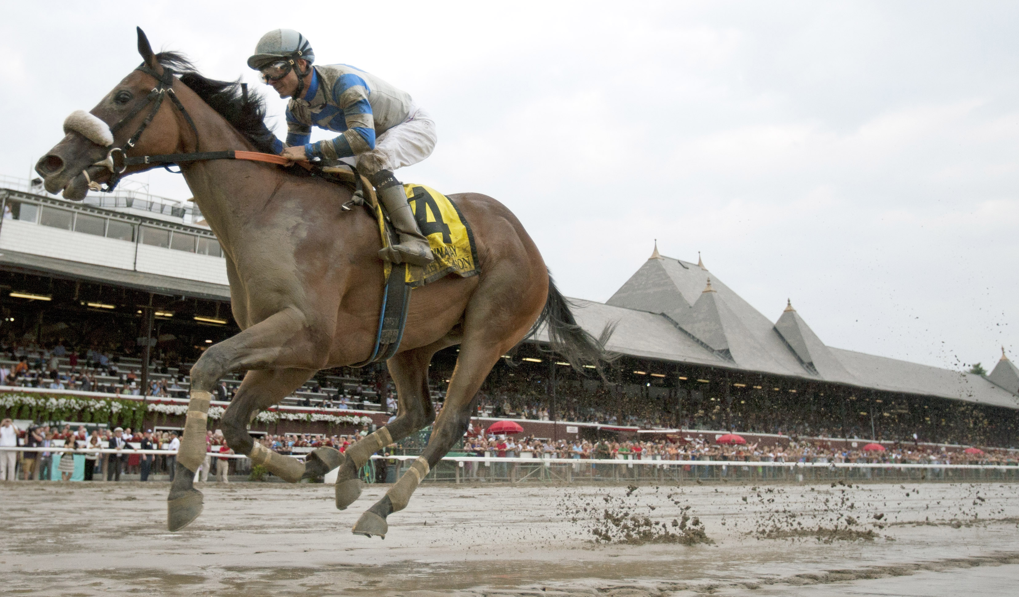 Sweet Reason wins the Spinaway