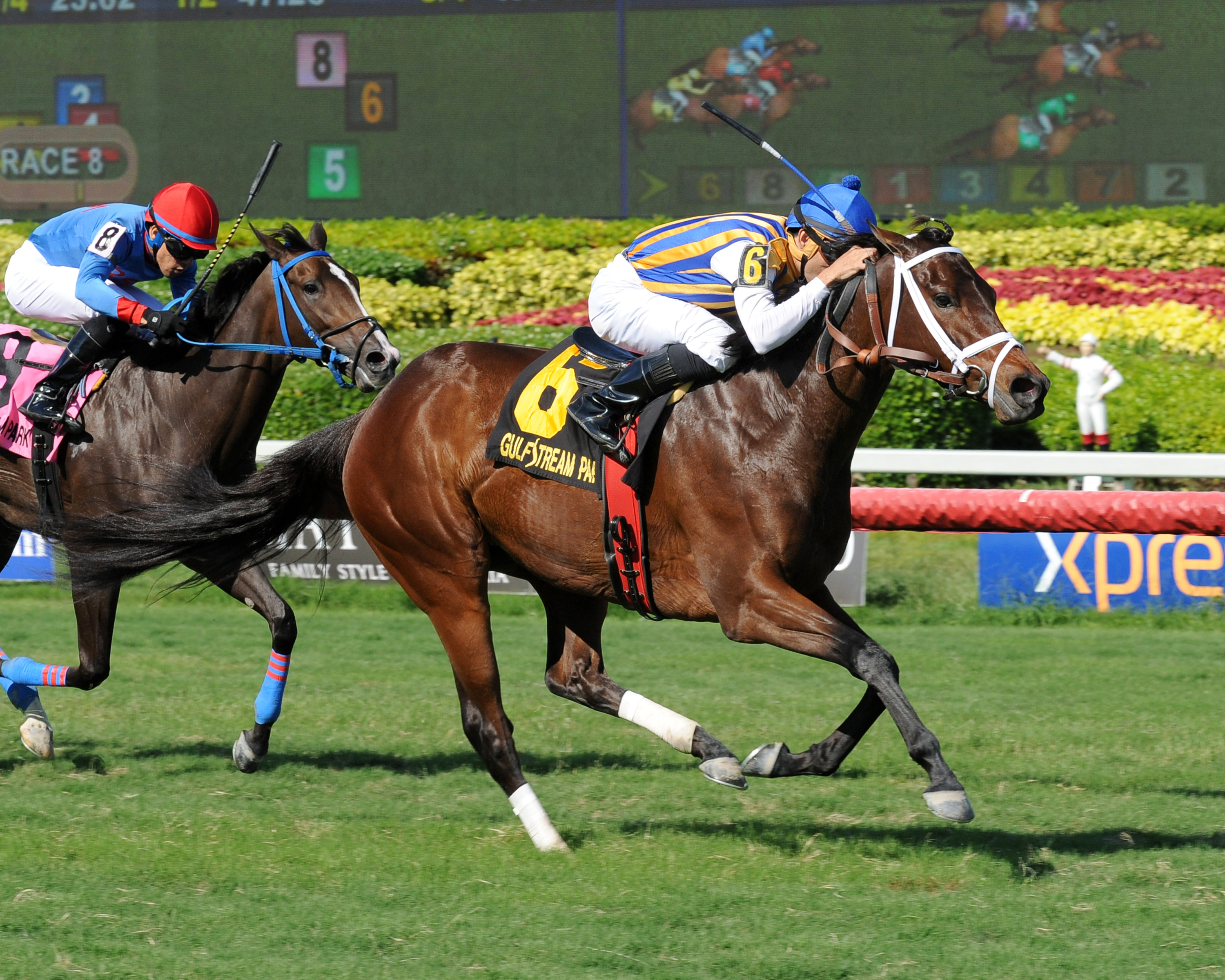 Sweet Victory wins the Honey Ryder Stakes