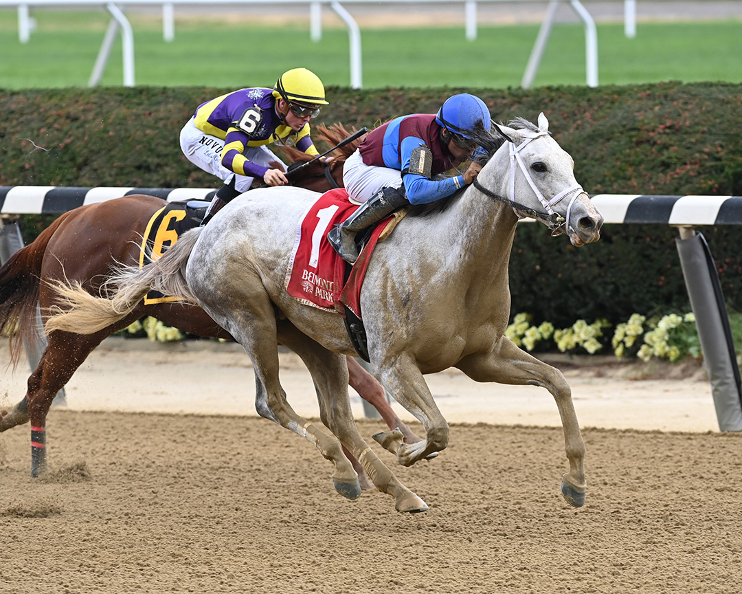 Sweet as Pie wins an Oct. 8 maiden race at Belmont