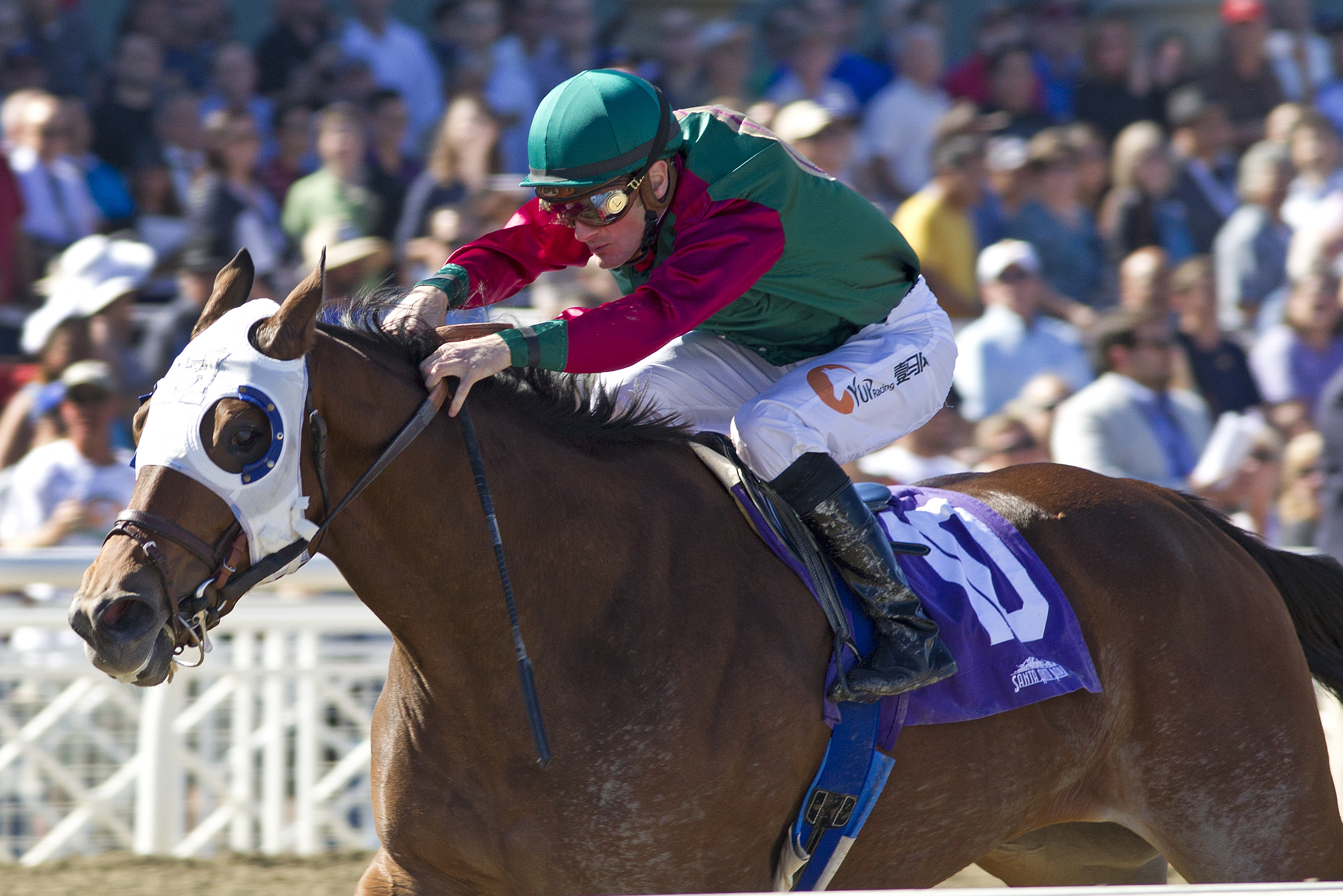 Swiss Lake Yodeler wins the Golden State Juvenile Fillies