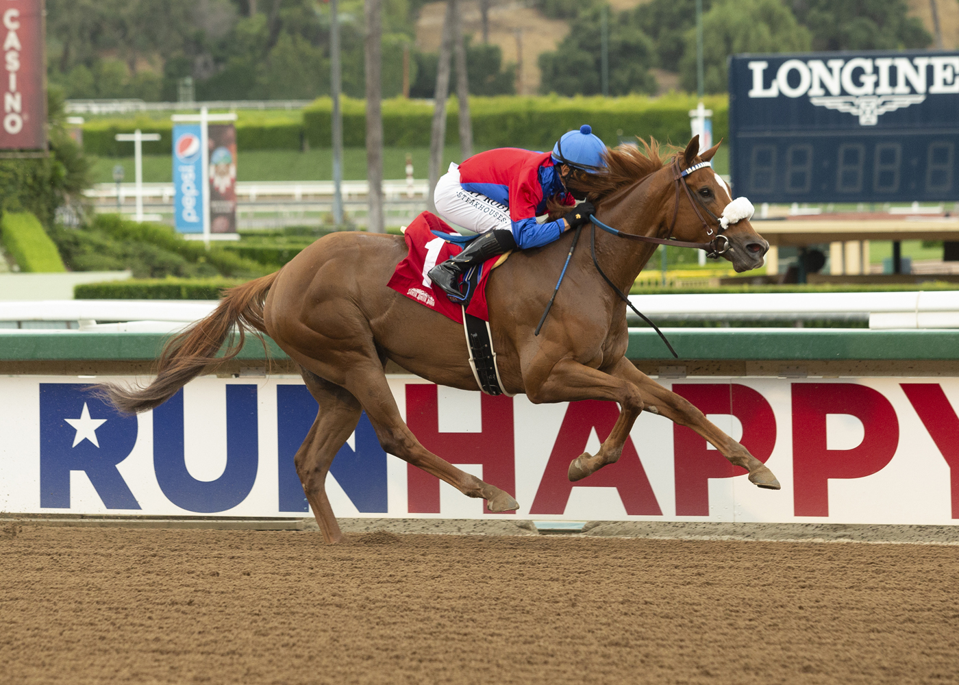 Swiss Skydiver/Santa Anita Oaks