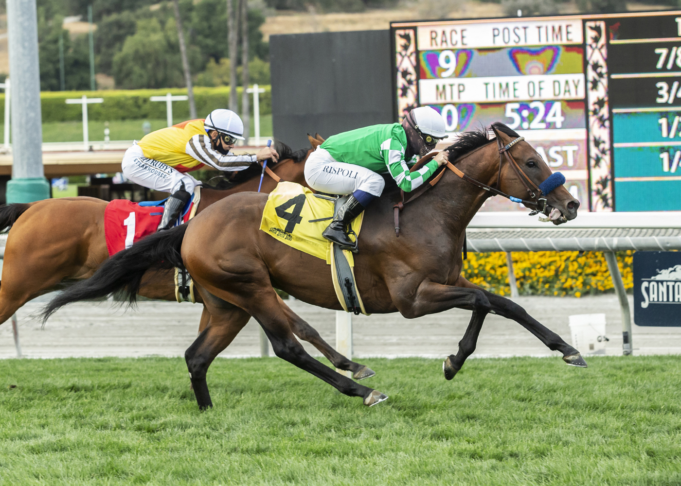 Sword Zorro wins Singletary Stakes 4-25-2021