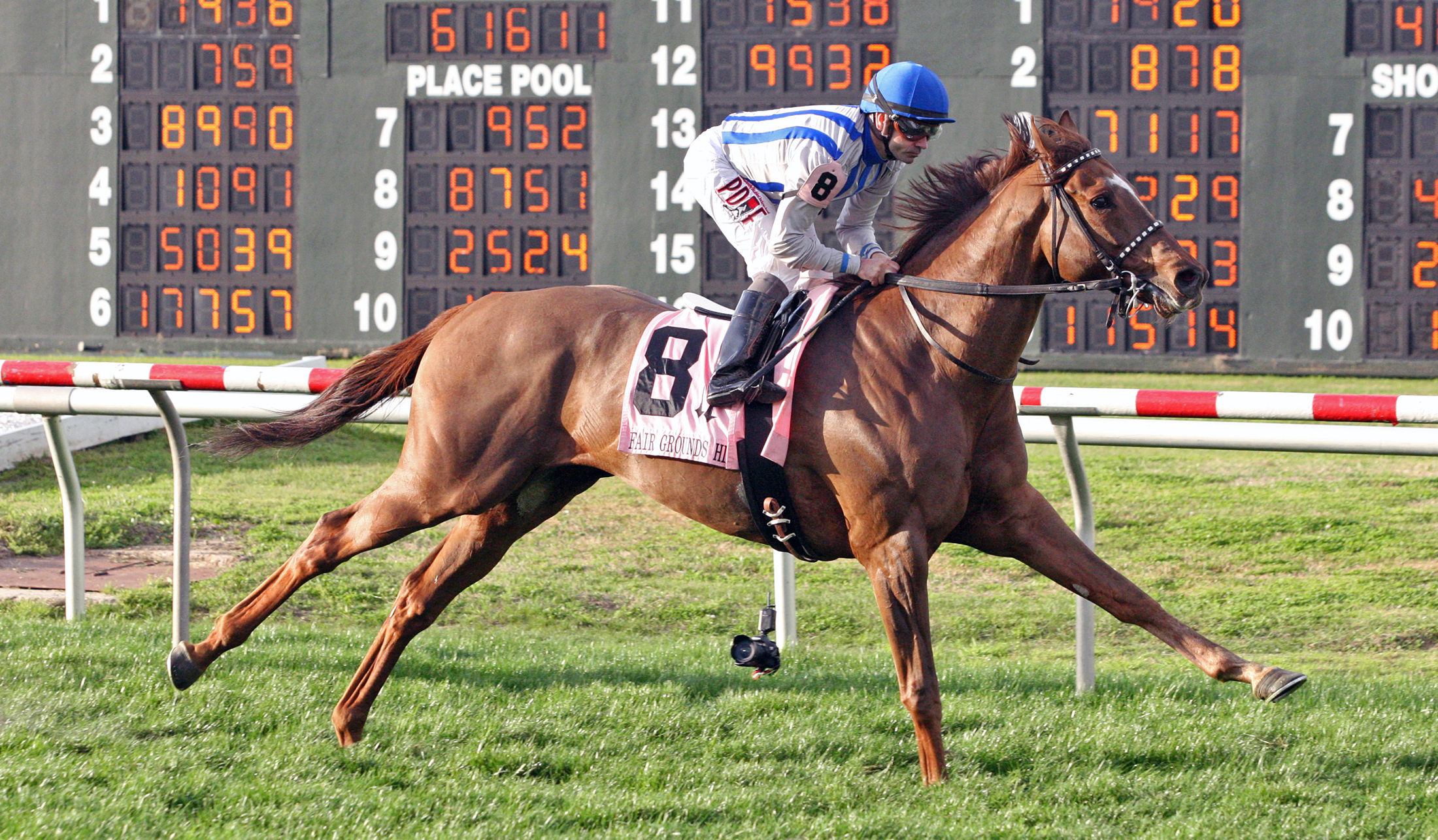 Sychrony wins 2018 Fair Grounds Handicap