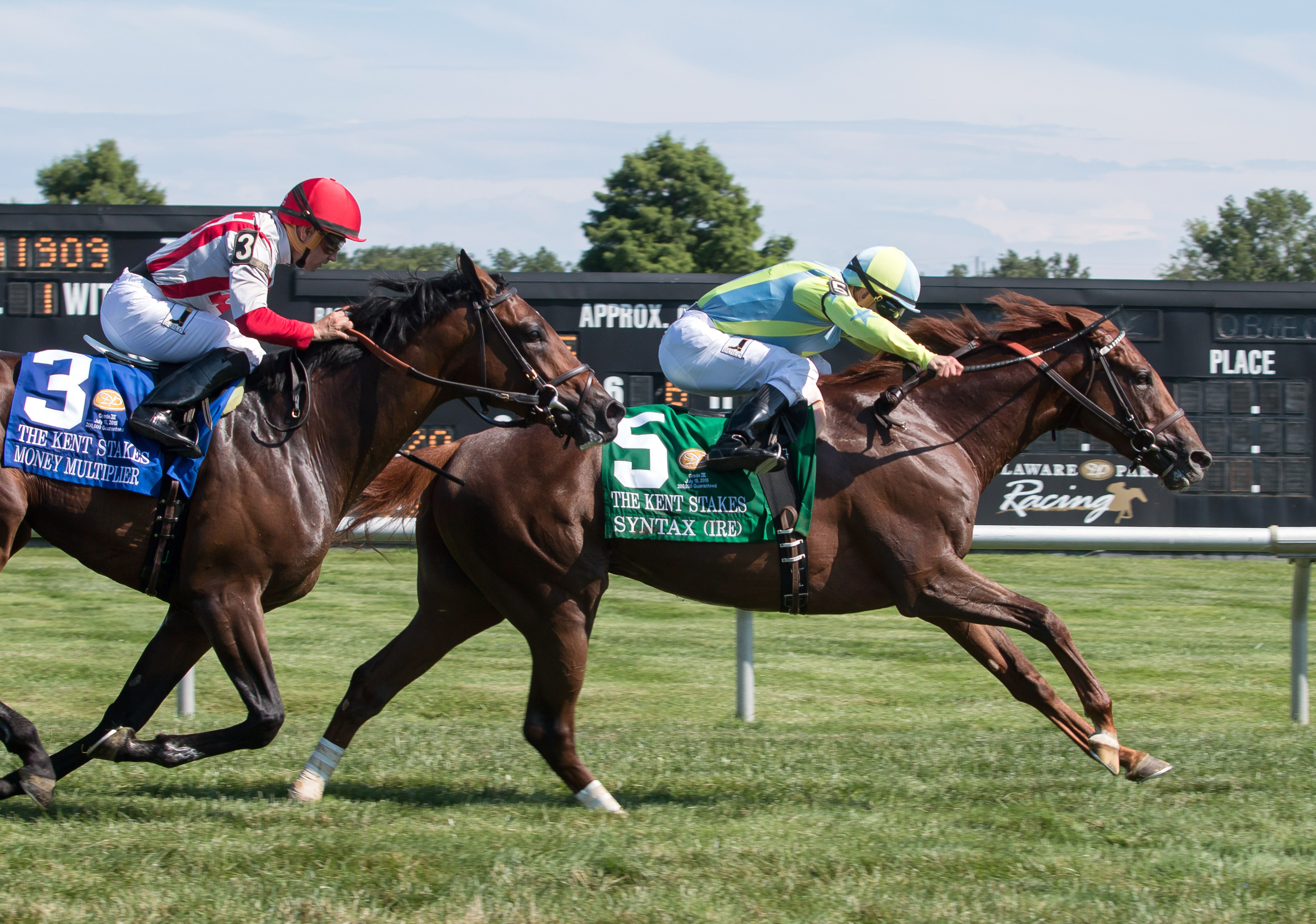 Syntax wins the 2015 Kent Stakes