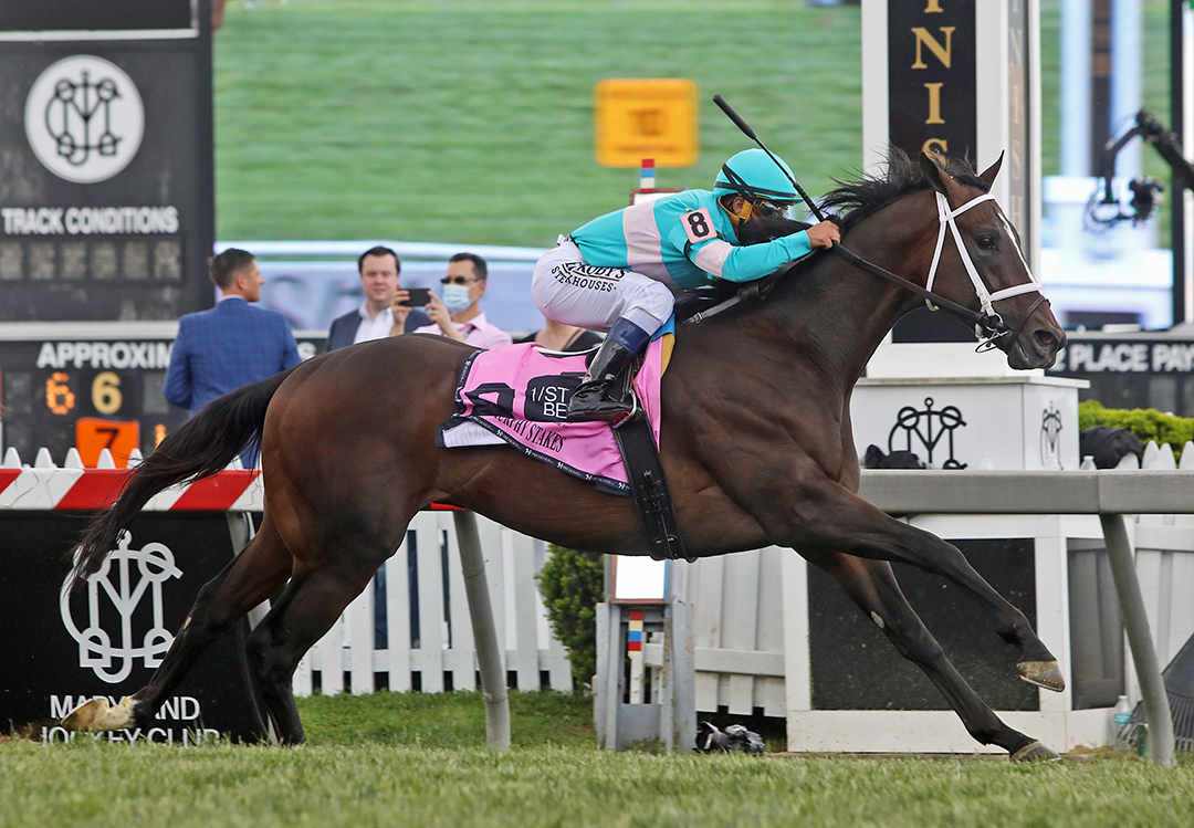 T D Dance wins the 2021 James W. Murphy Stakes at Pimlico Race Course
