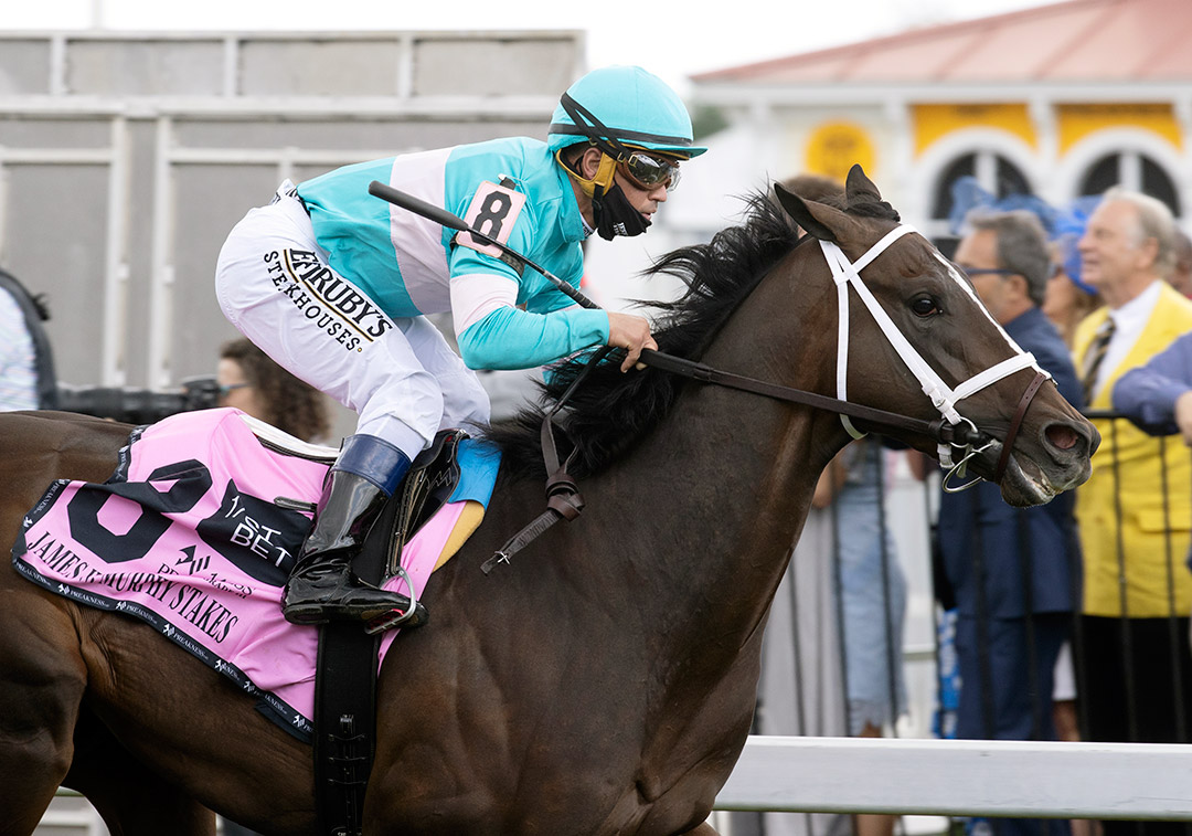 T D Dance wins the 2021 James W. Murphy Stakes at Pimlico Race Course