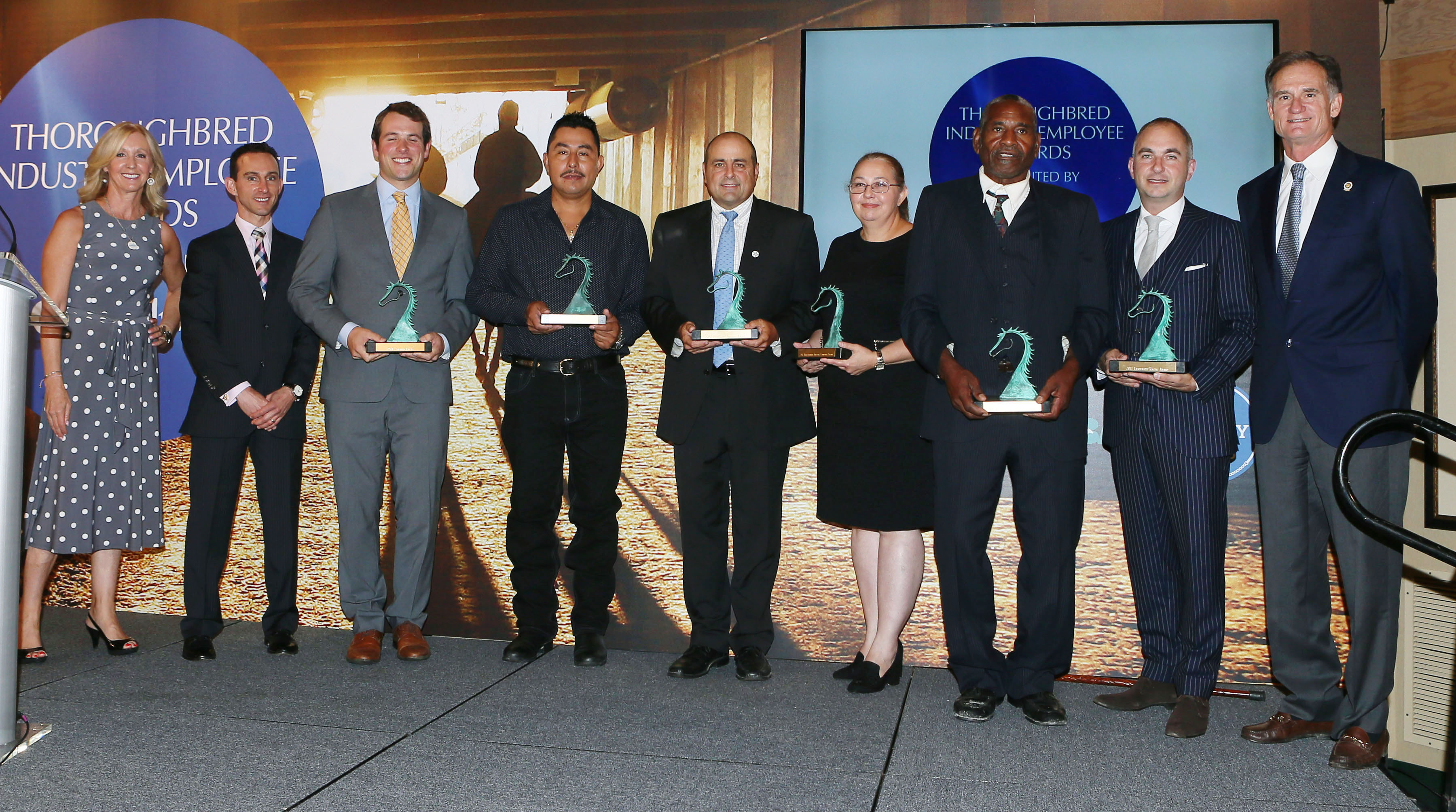 Winners of the Thoroughbred Industry Employee Awards