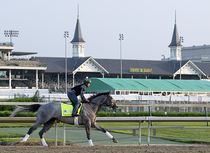 Tacitus trains at Churchill on April 24
