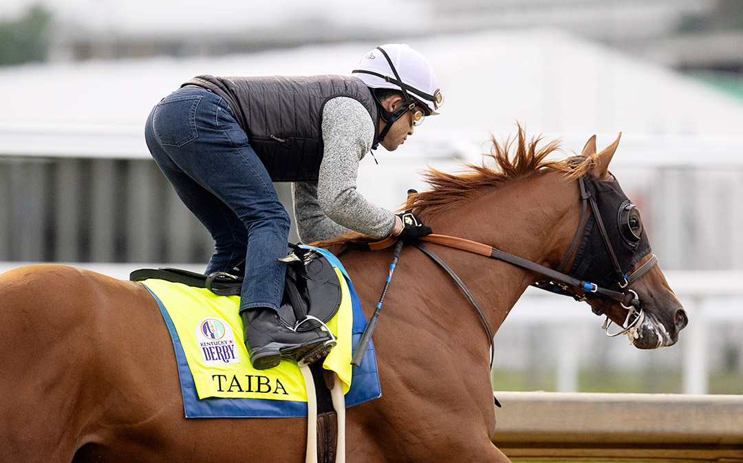 Taiba trains at Churchill on May 4