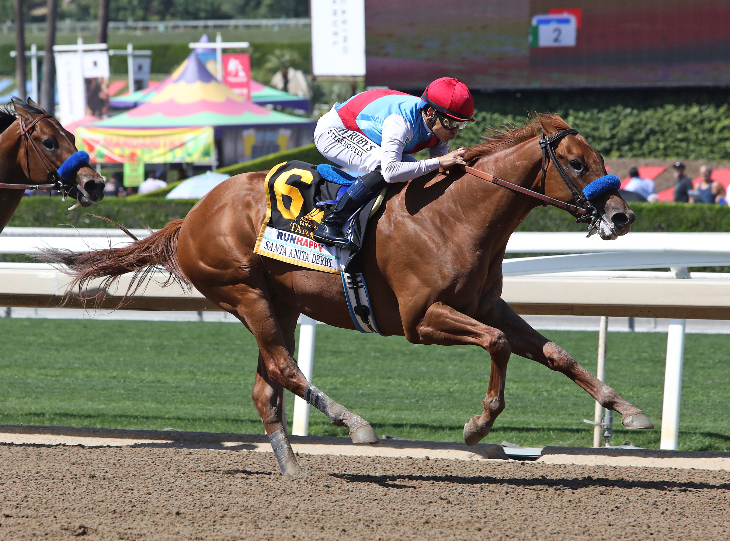 Taiba wins Santa Anita Derby 4-9-2022