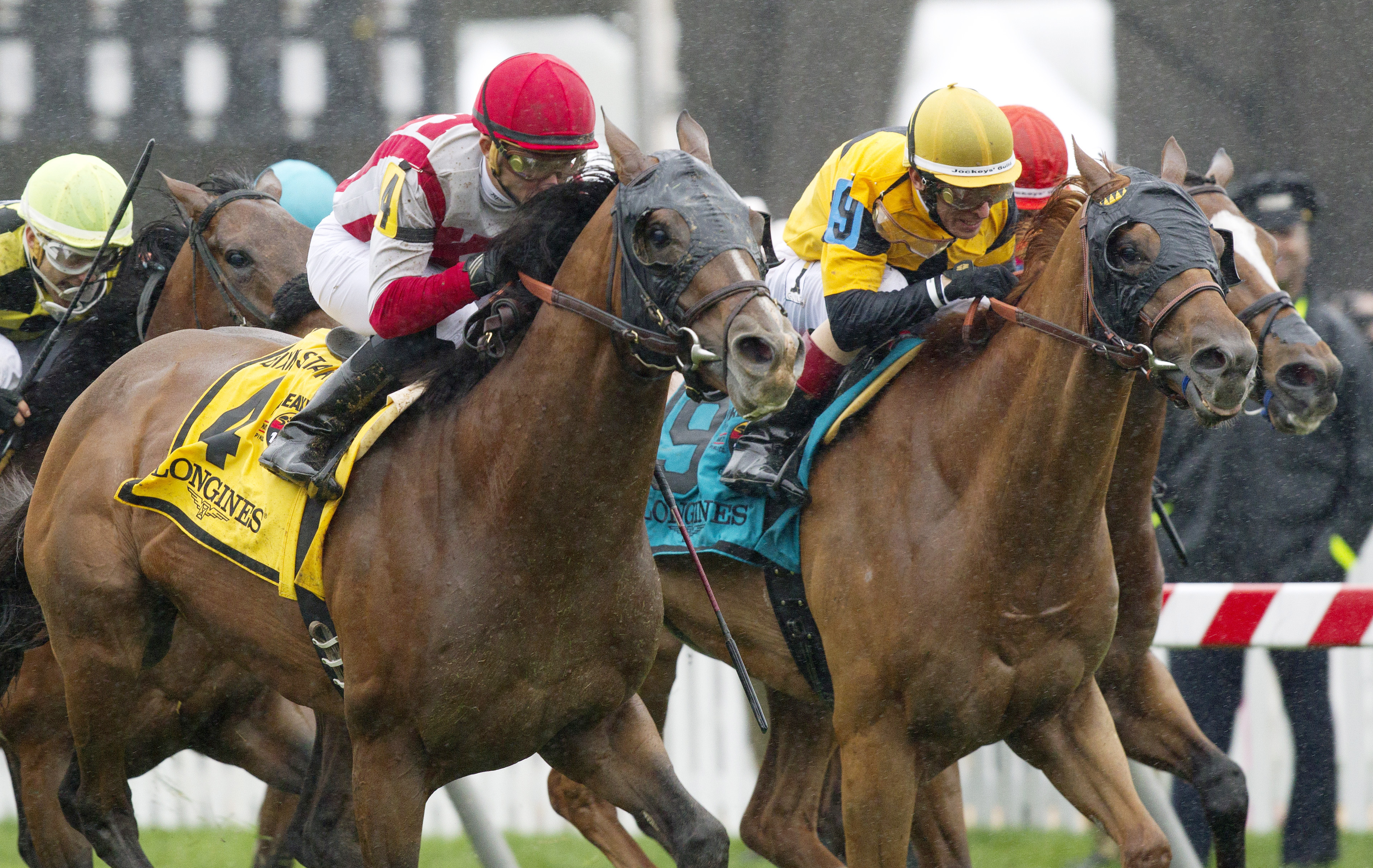 Ring Weekend finishes second in the Dixie Stakes