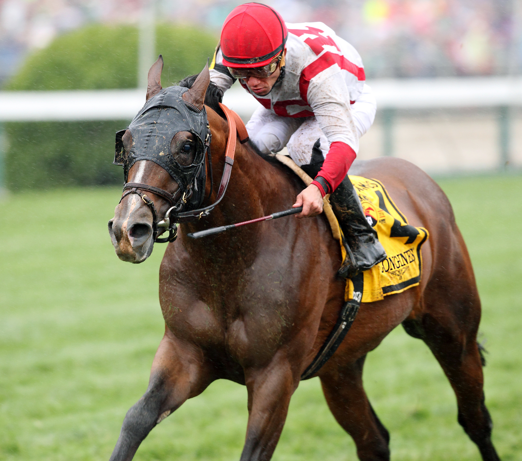 Takeover Target wins the Dixie Stakes