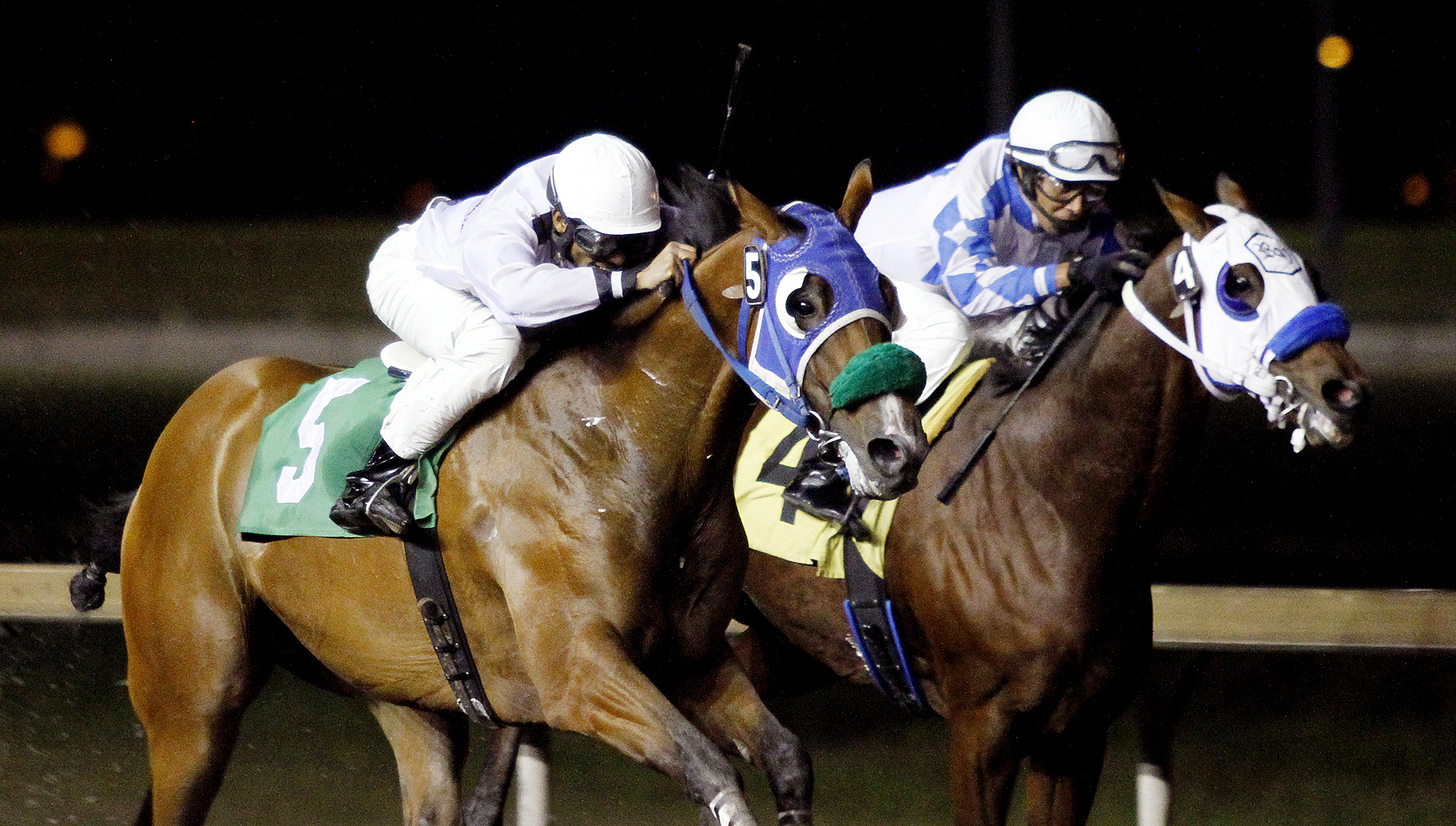 Tale Spinner wins a 2014 claiming race at Emerald Downs