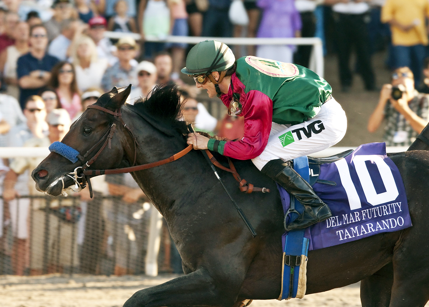 Tamarando wins the 2013 Del Mar Futurity