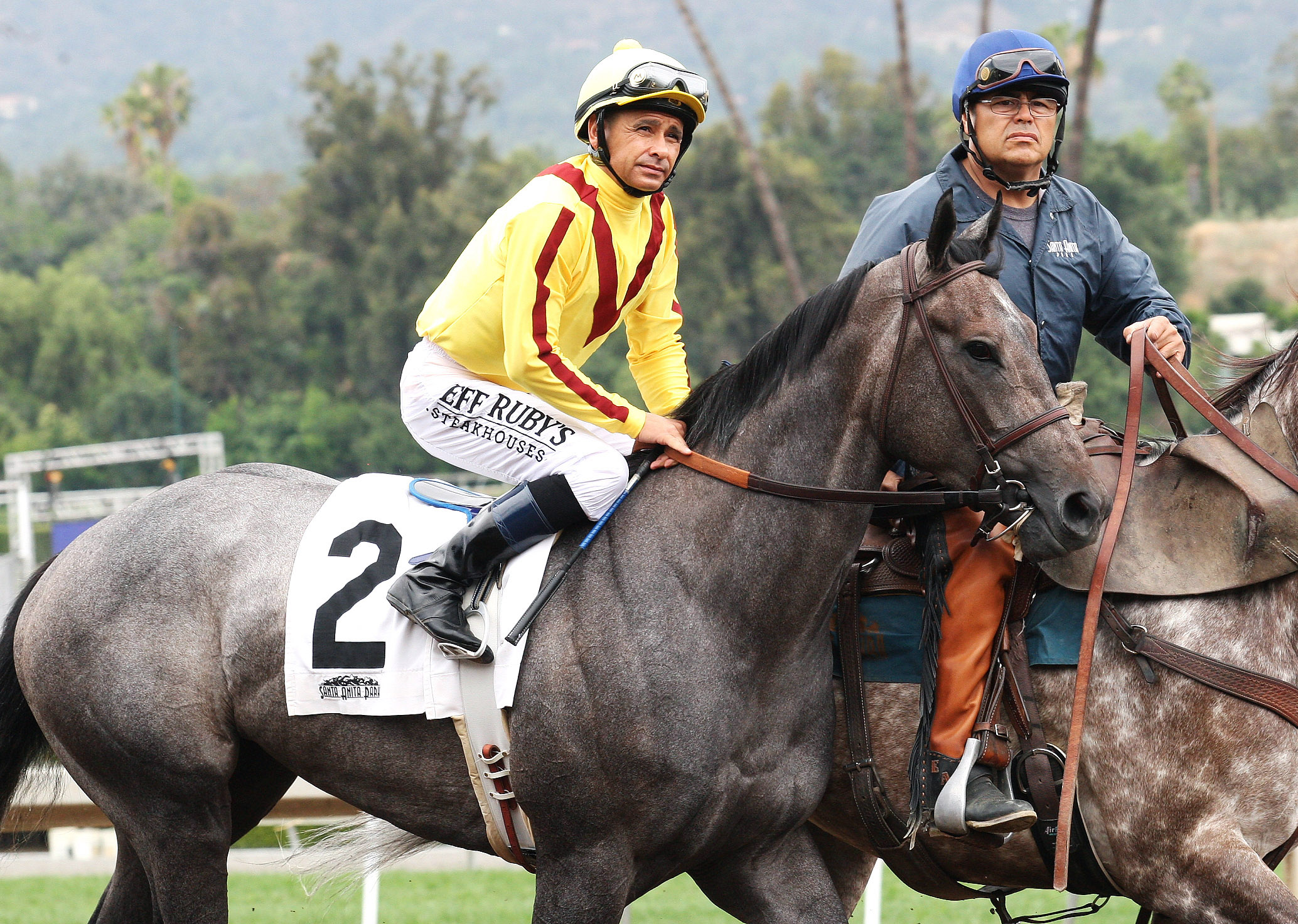 Tara's Tango at the Angels Flight Stakes