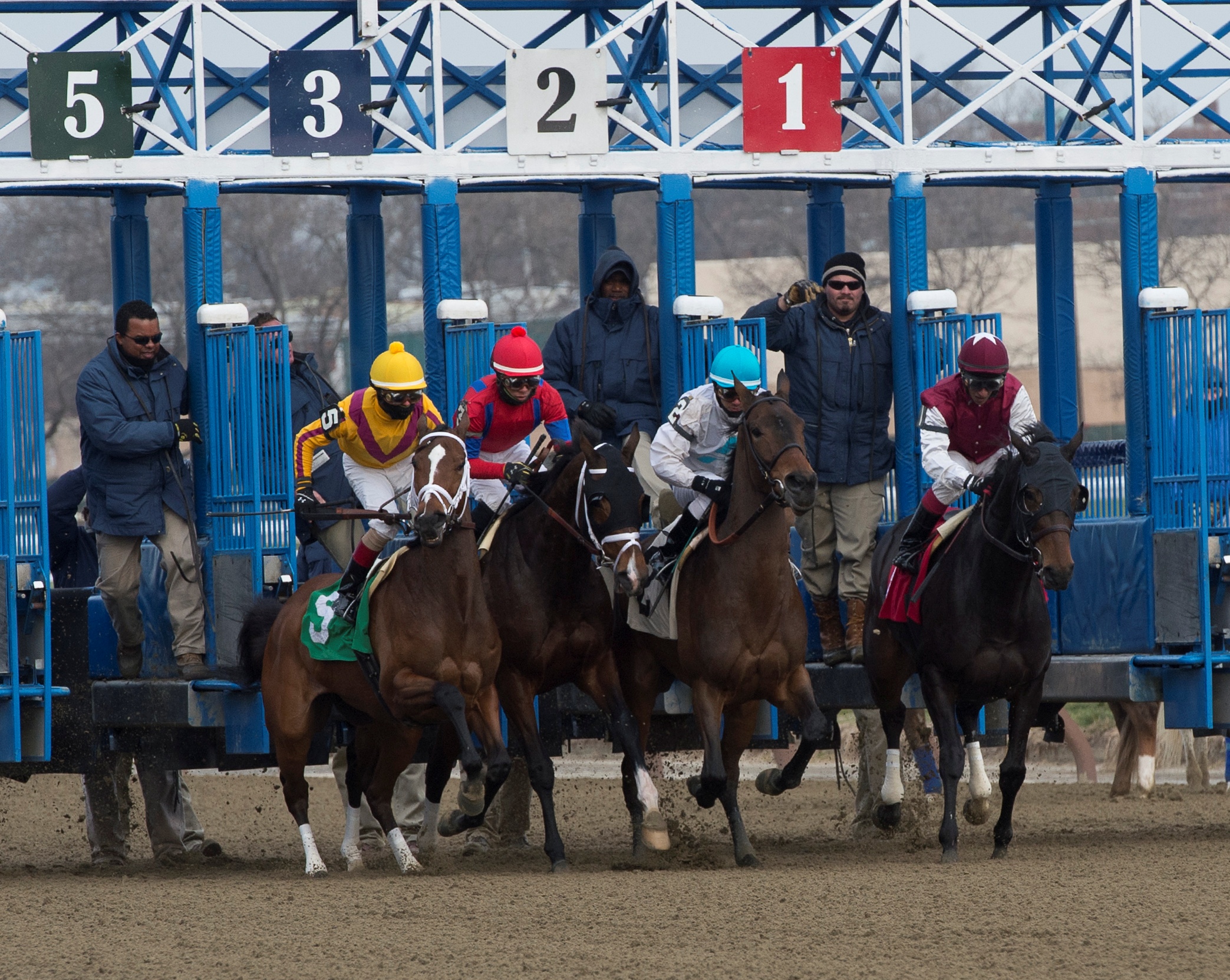 Teen Pauline (far left), Affectionately Stakes
