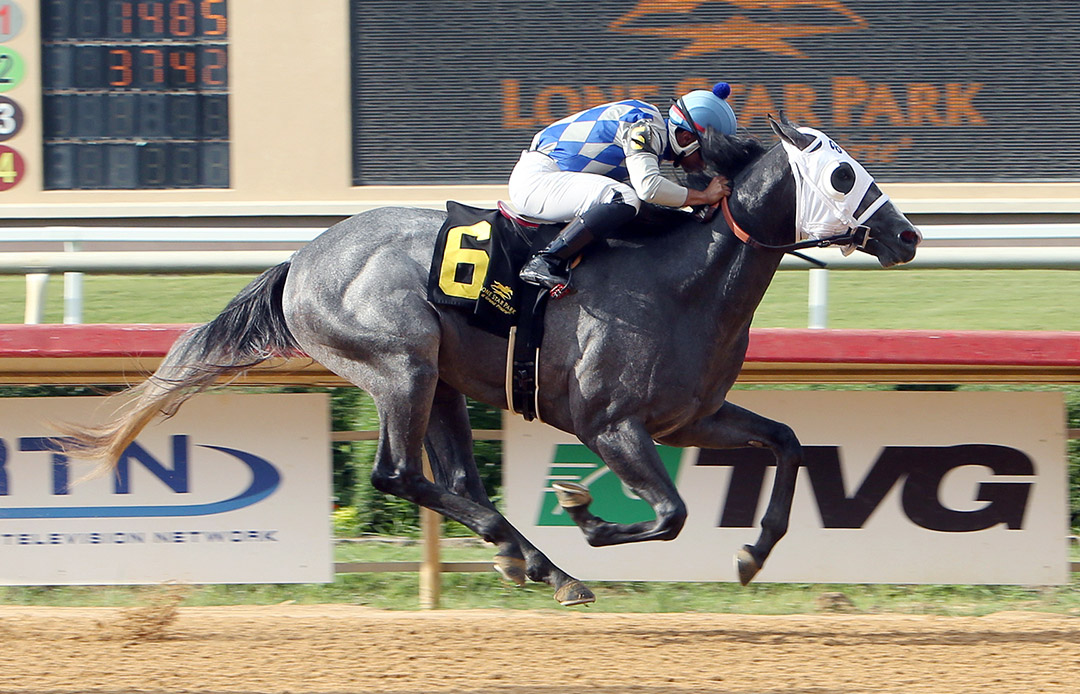Tengo Mis Papeles wins the Texas Thoroughbred Futurity, Colts and Geldings Division at Lone Star Park