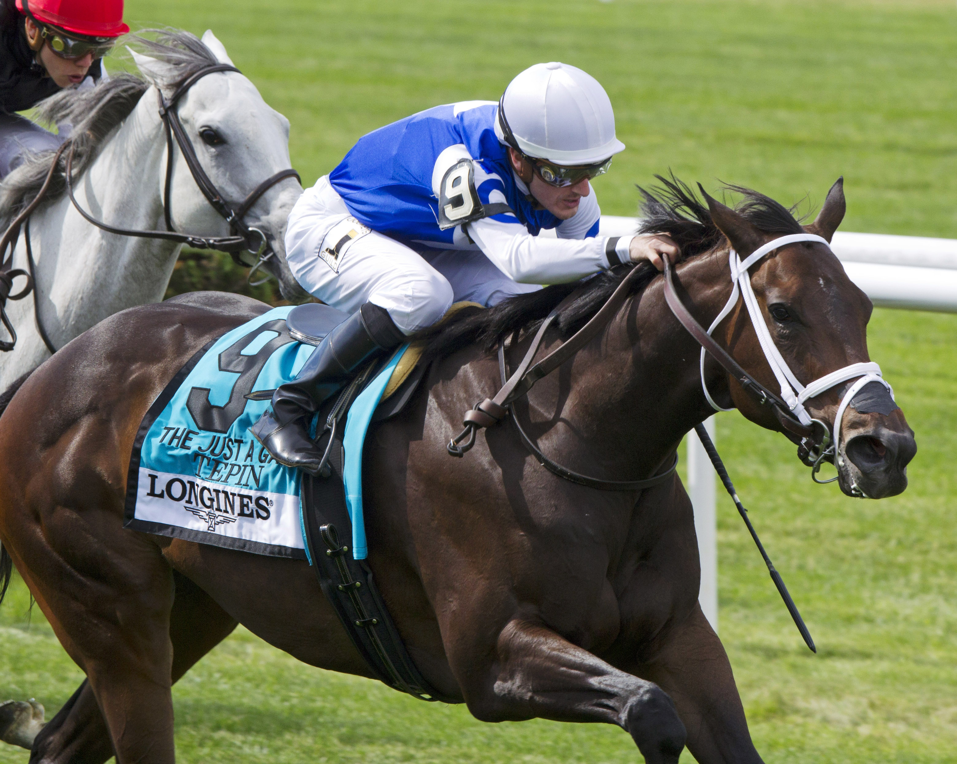 Tepin wins the Just a Game Stakes