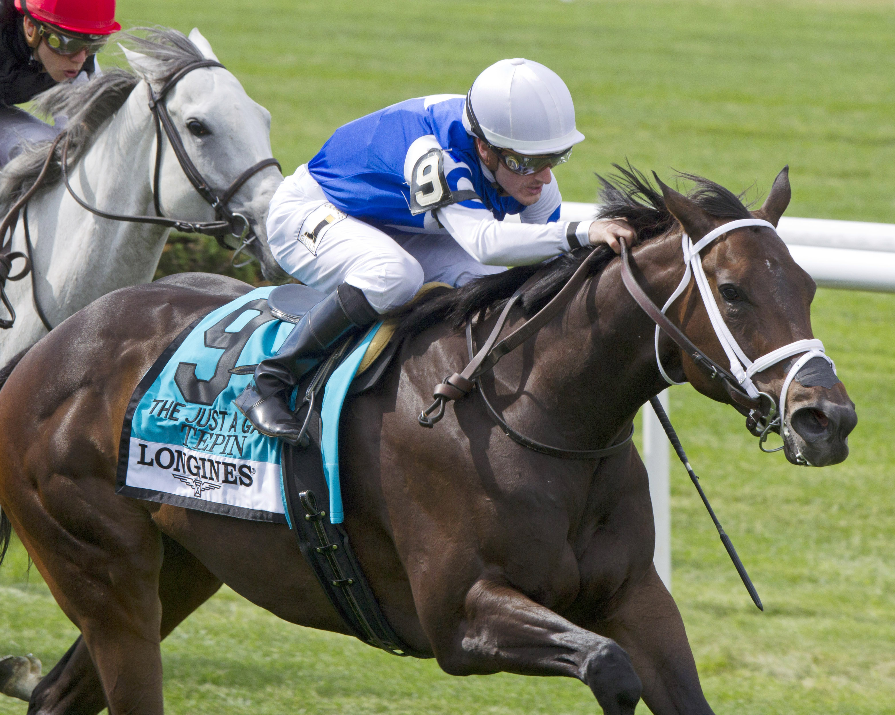 Tepin wins the Just a Game Stakes