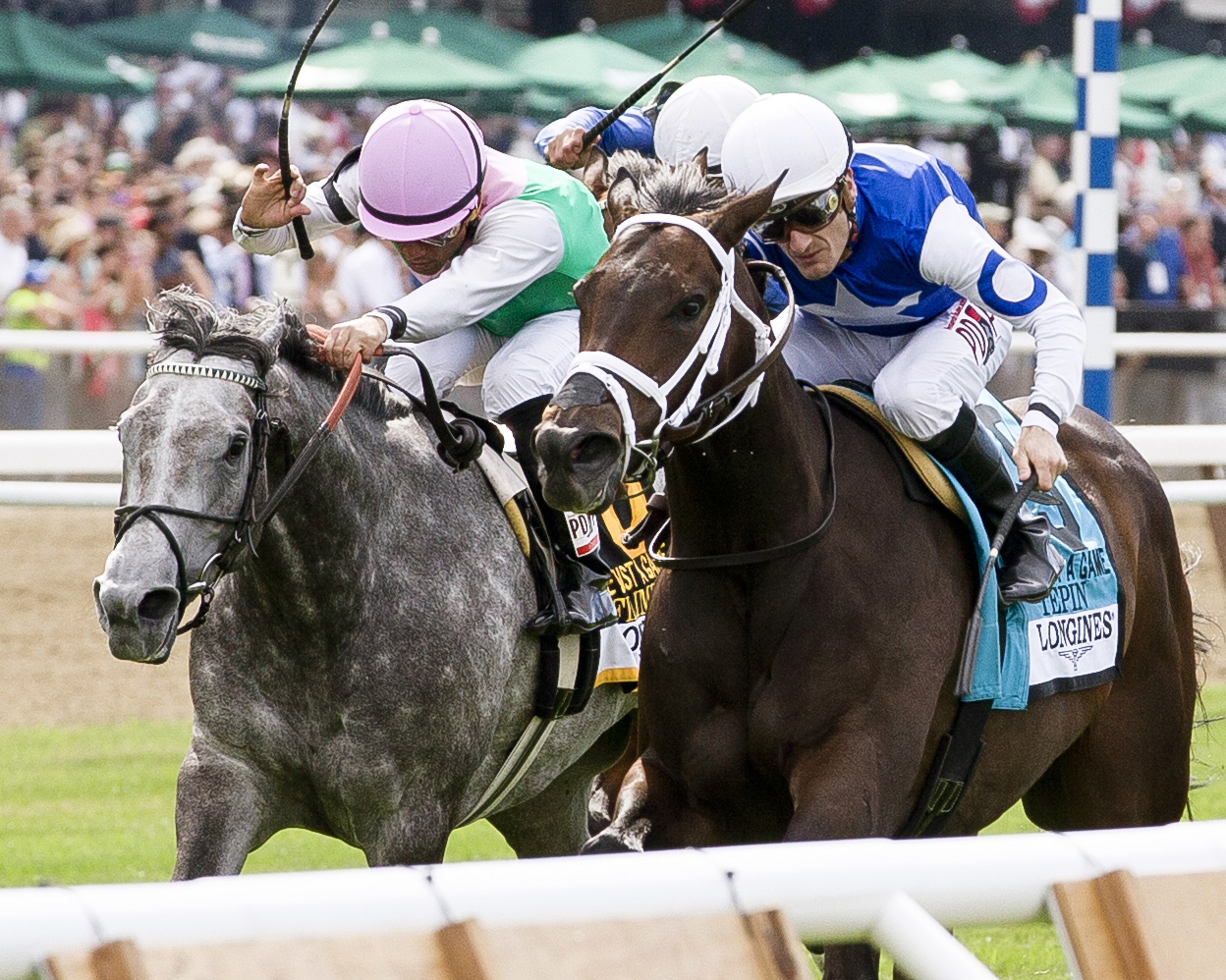 Filimbi finishes second to Tepin in the Just a Game