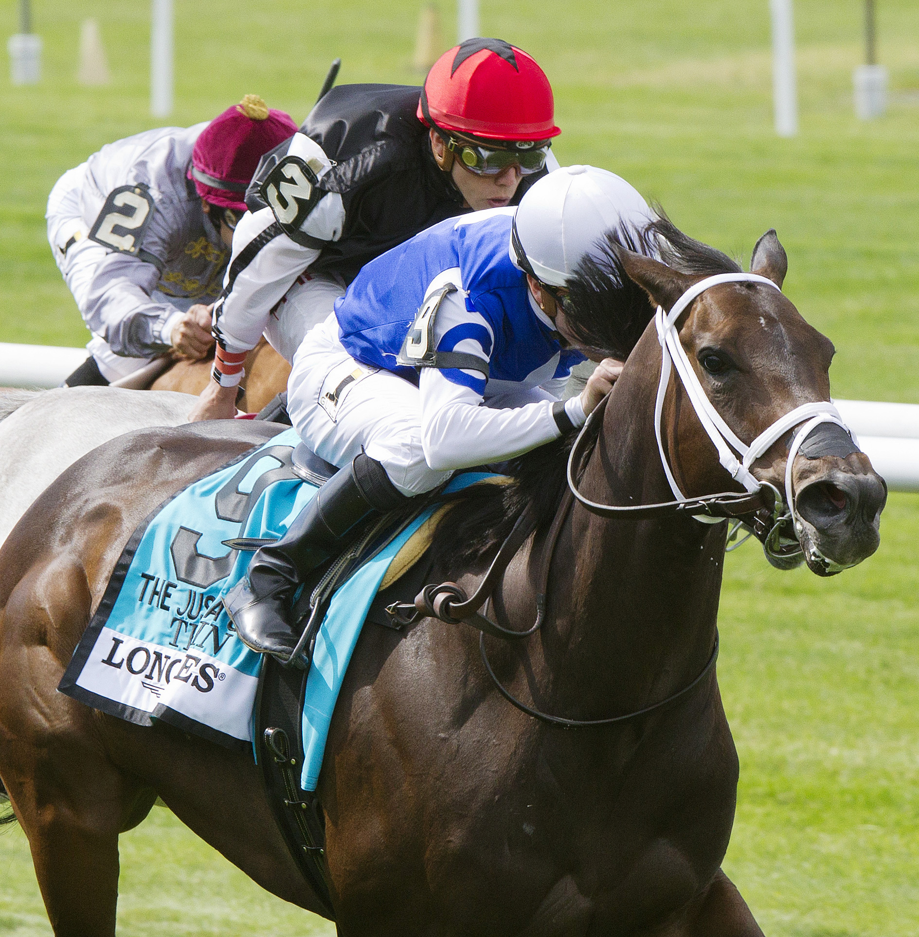 Tepin wins the Just a Game Stakes
