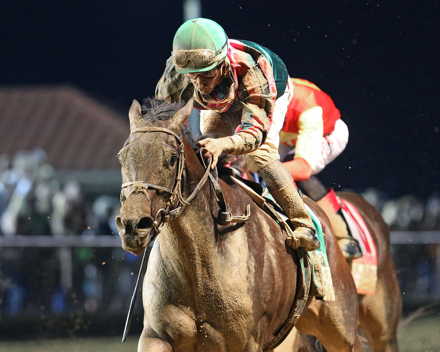 Tequilita wins the Charles Town Oaks